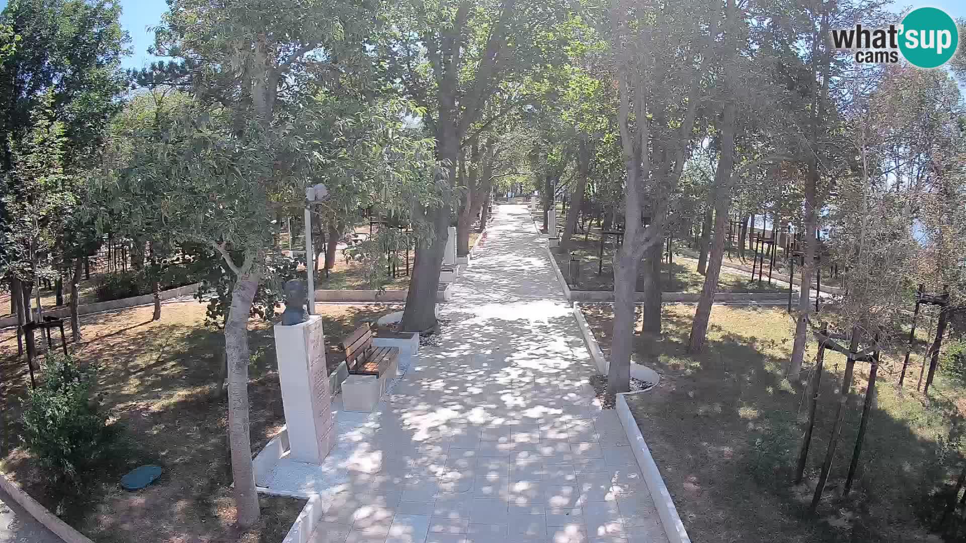 Writers’ Park Webcam Senj – Live by the Sea