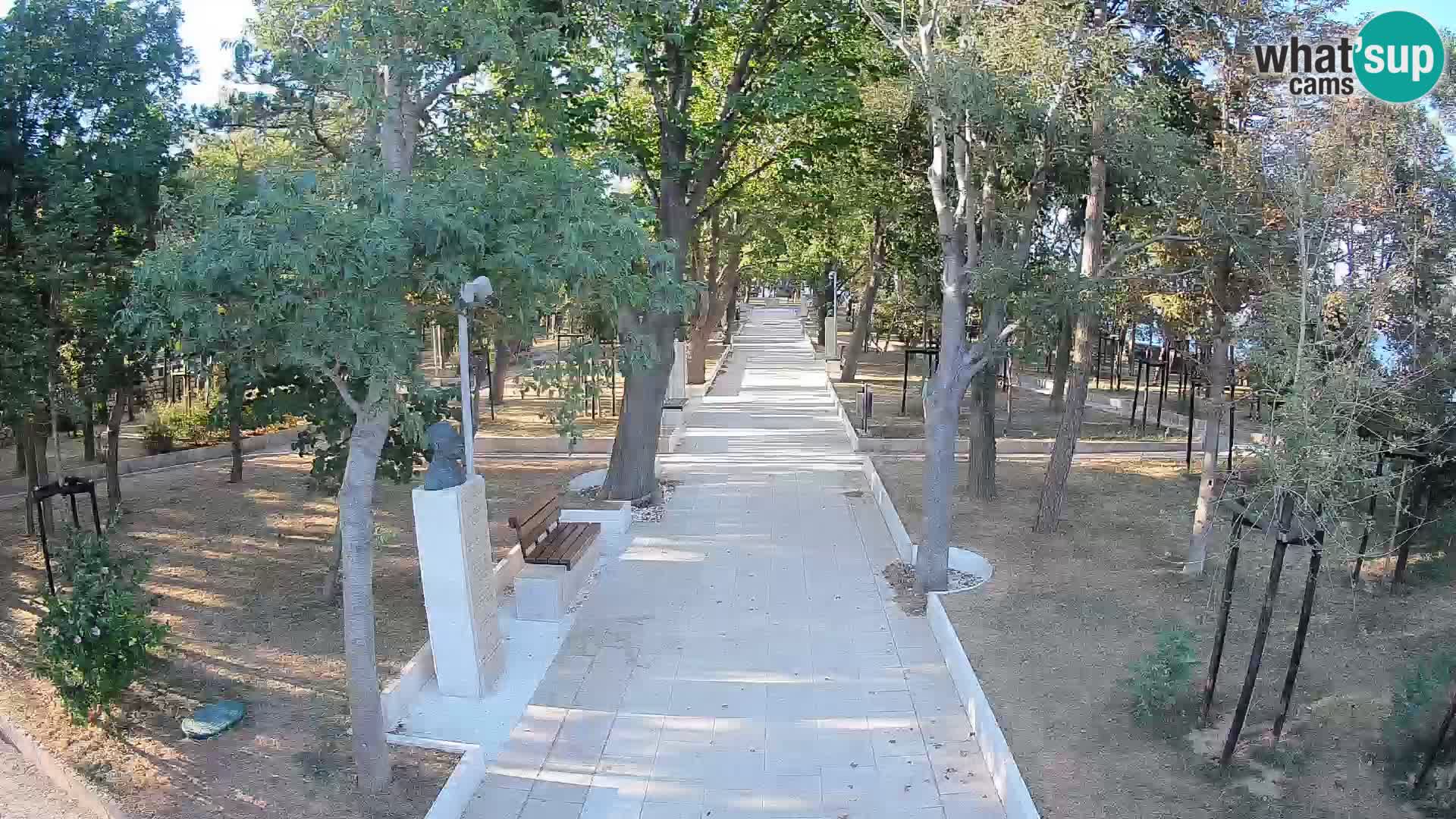 Writers’ Park Webcam Senj – Live by the Sea