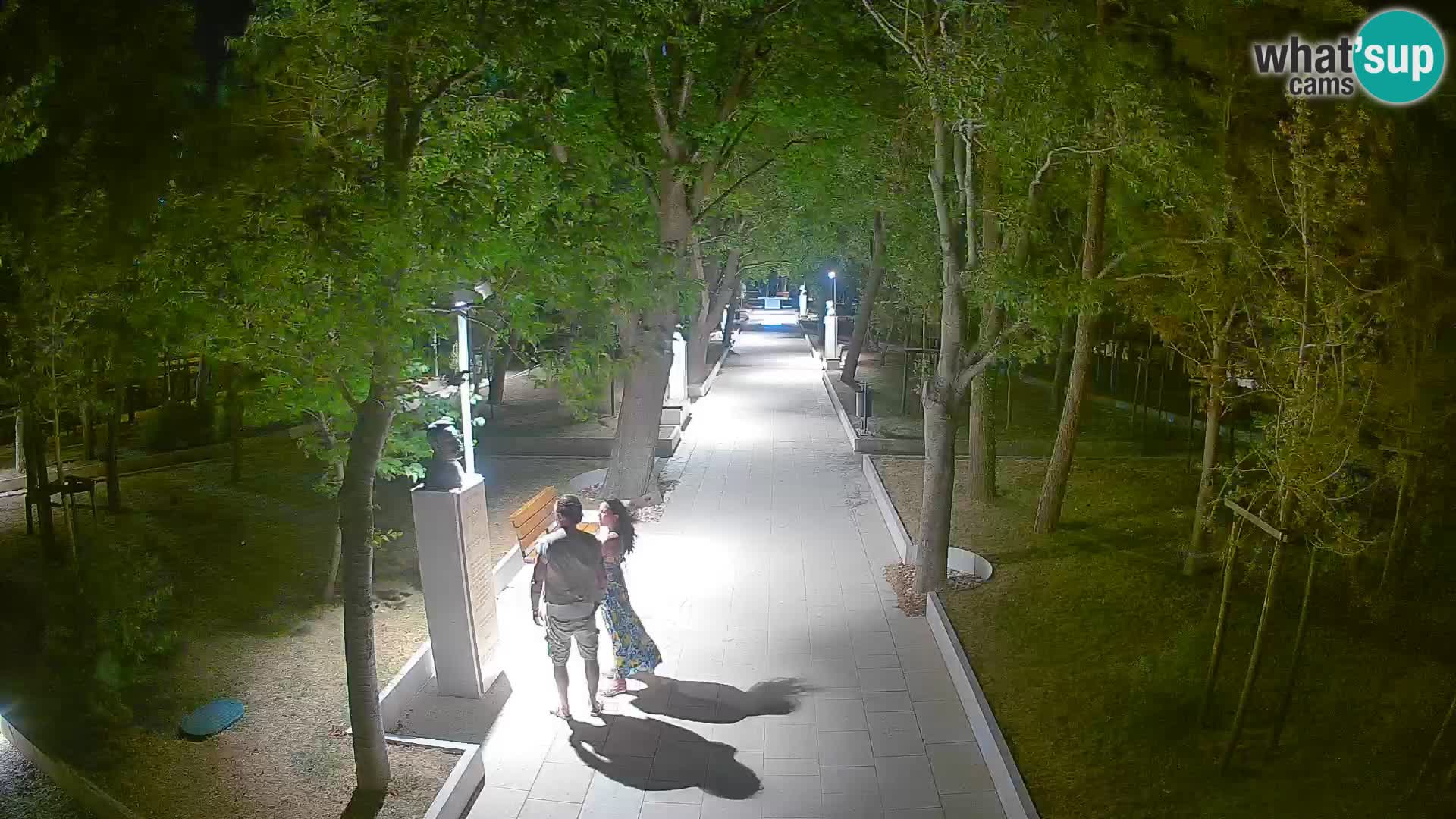 Webcam Schriftstellerpark Senj – Live am Meer