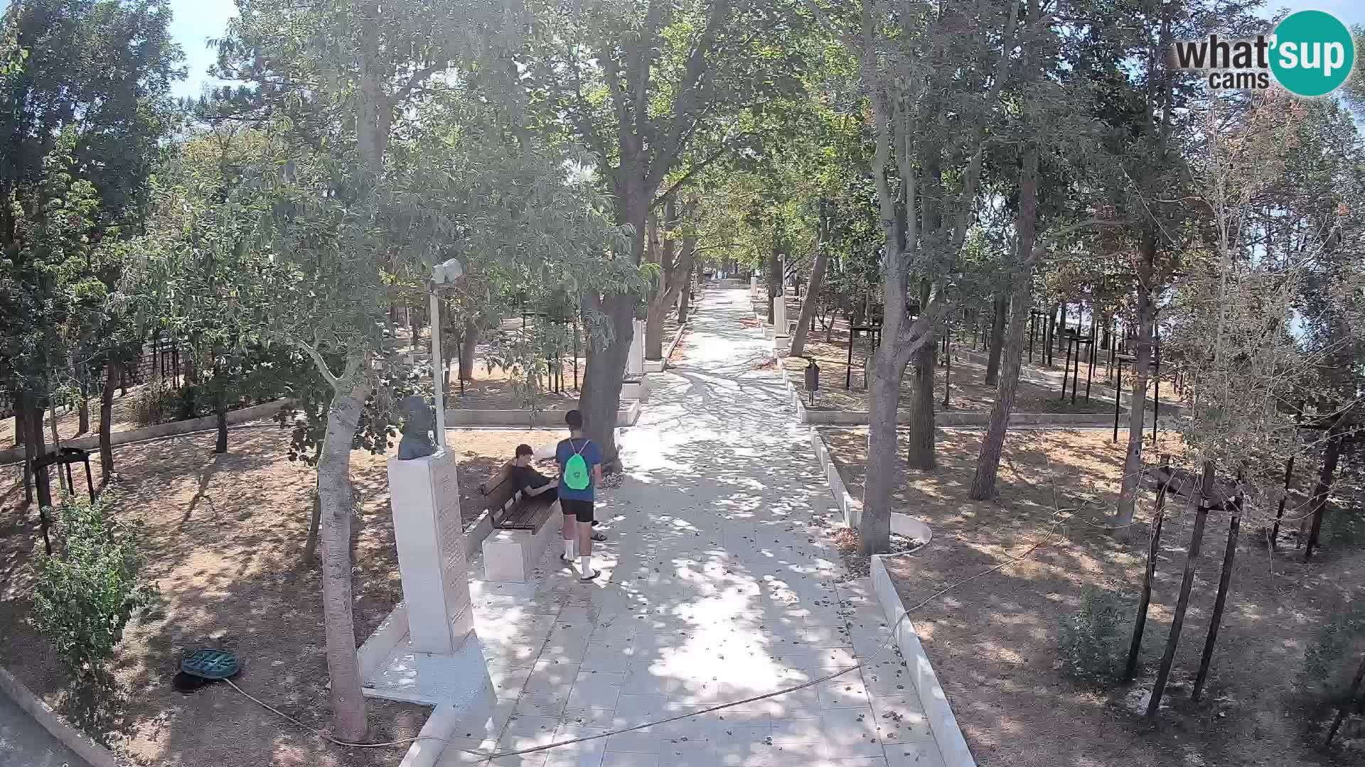 Writers’ Park Webcam Senj – Live by the Sea