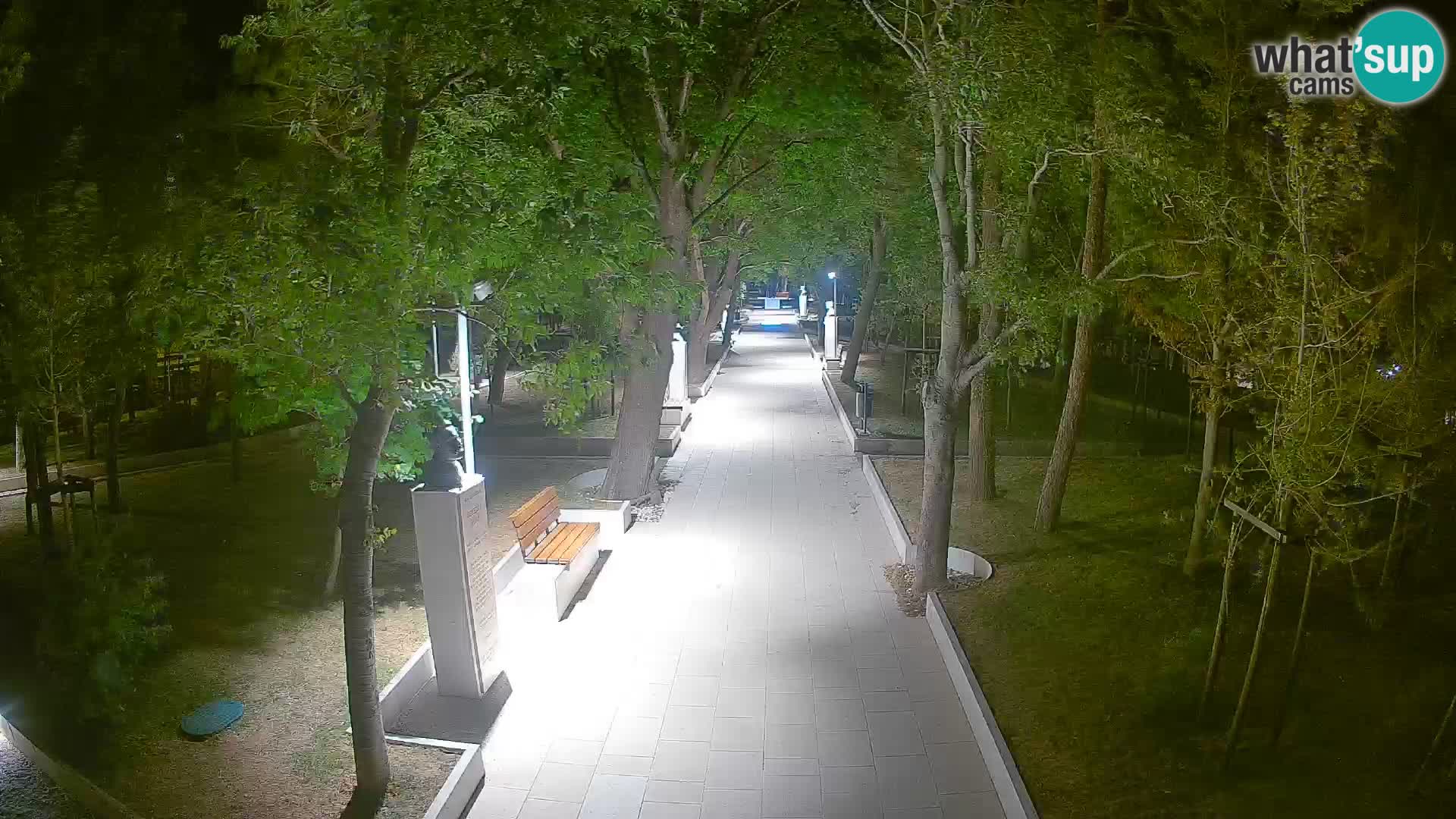 Webcam Schriftstellerpark Senj – Live am Meer