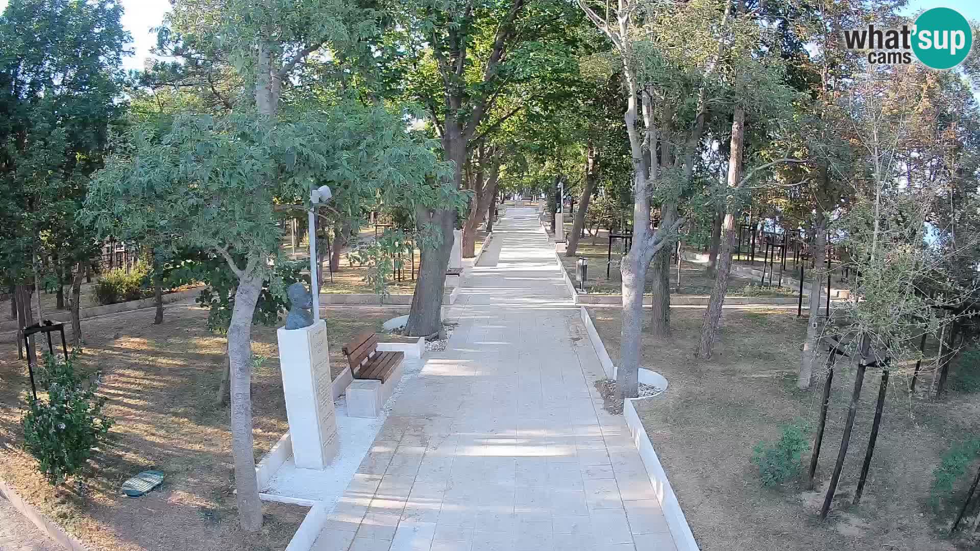 Writers’ Park Webcam Senj – Live by the Sea
