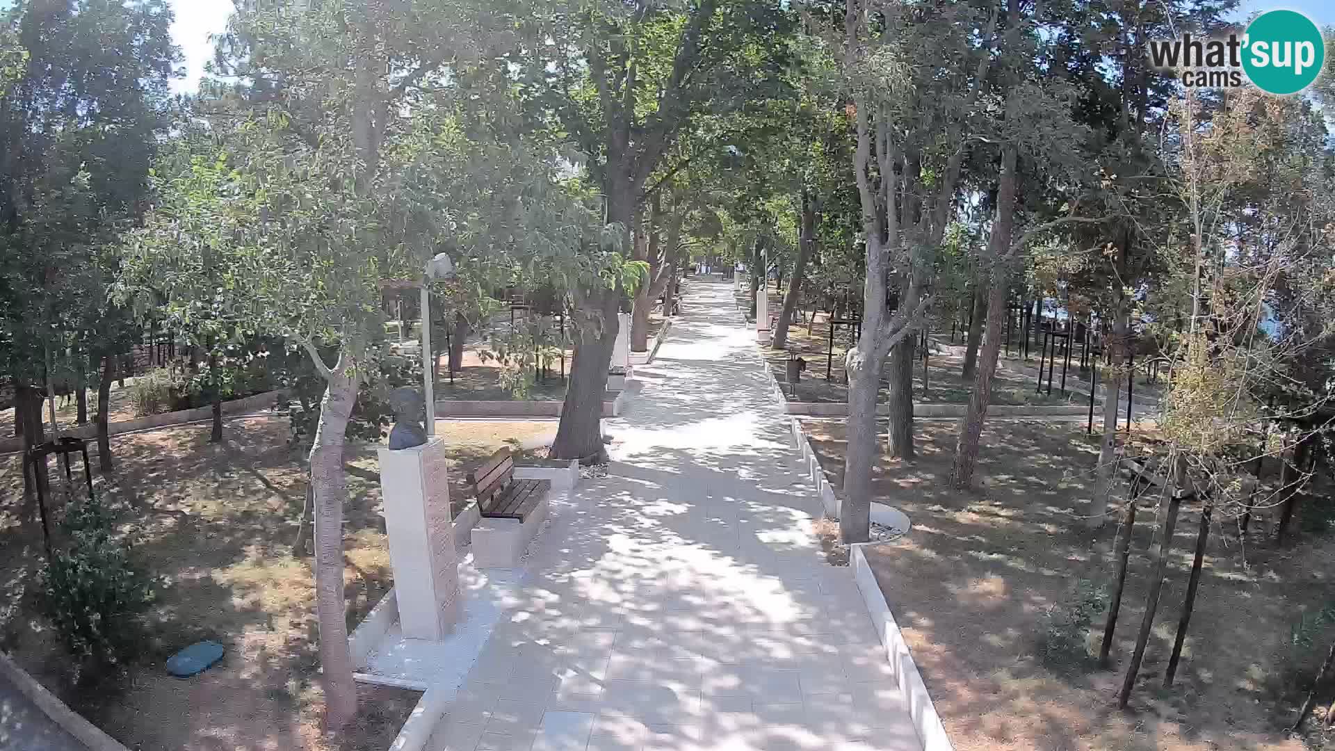 Writers’ Park Webcam Senj – Live by the Sea