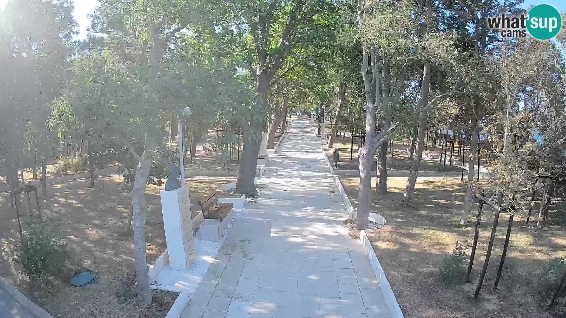 Writers’ Park Webcam Senj – Live by the Sea