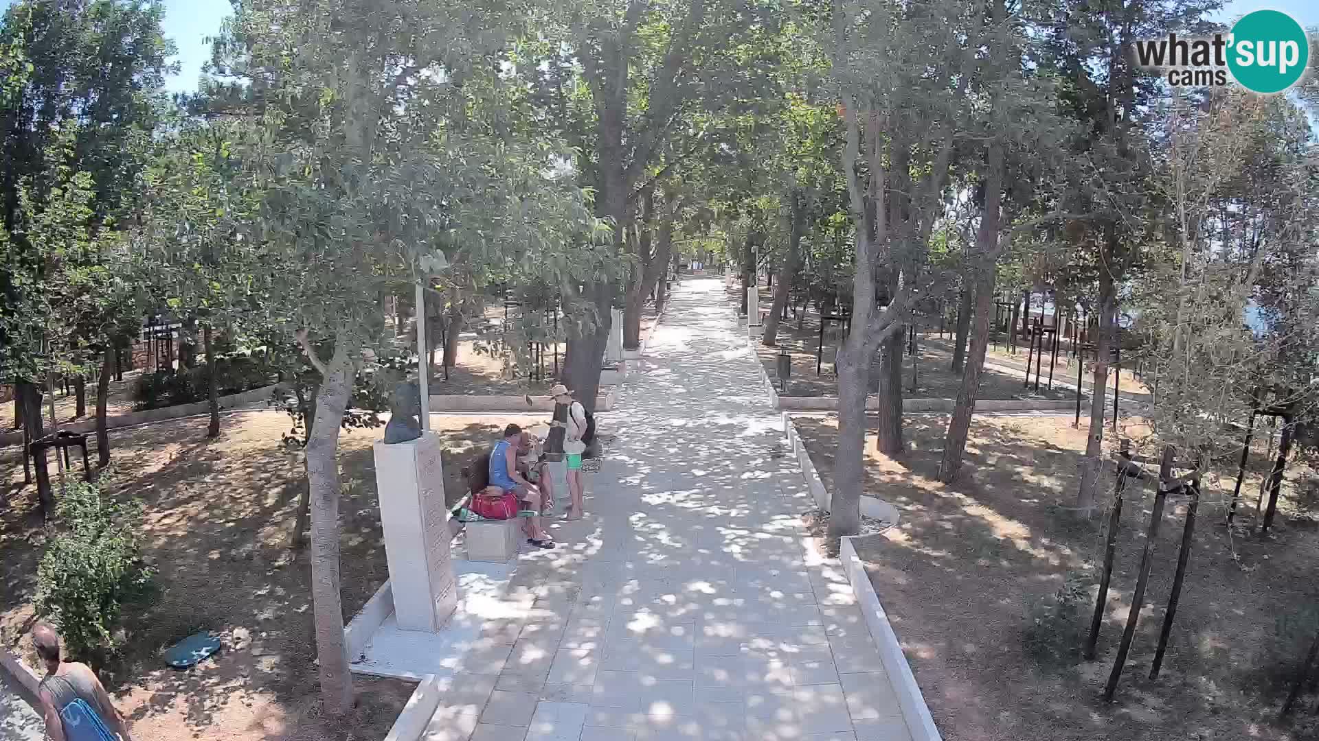 Webcam Schriftstellerpark Senj – Live am Meer