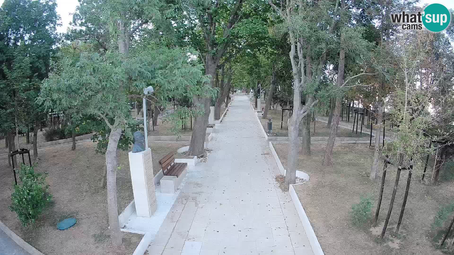Writers’ Park Webcam Senj – Live by the Sea
