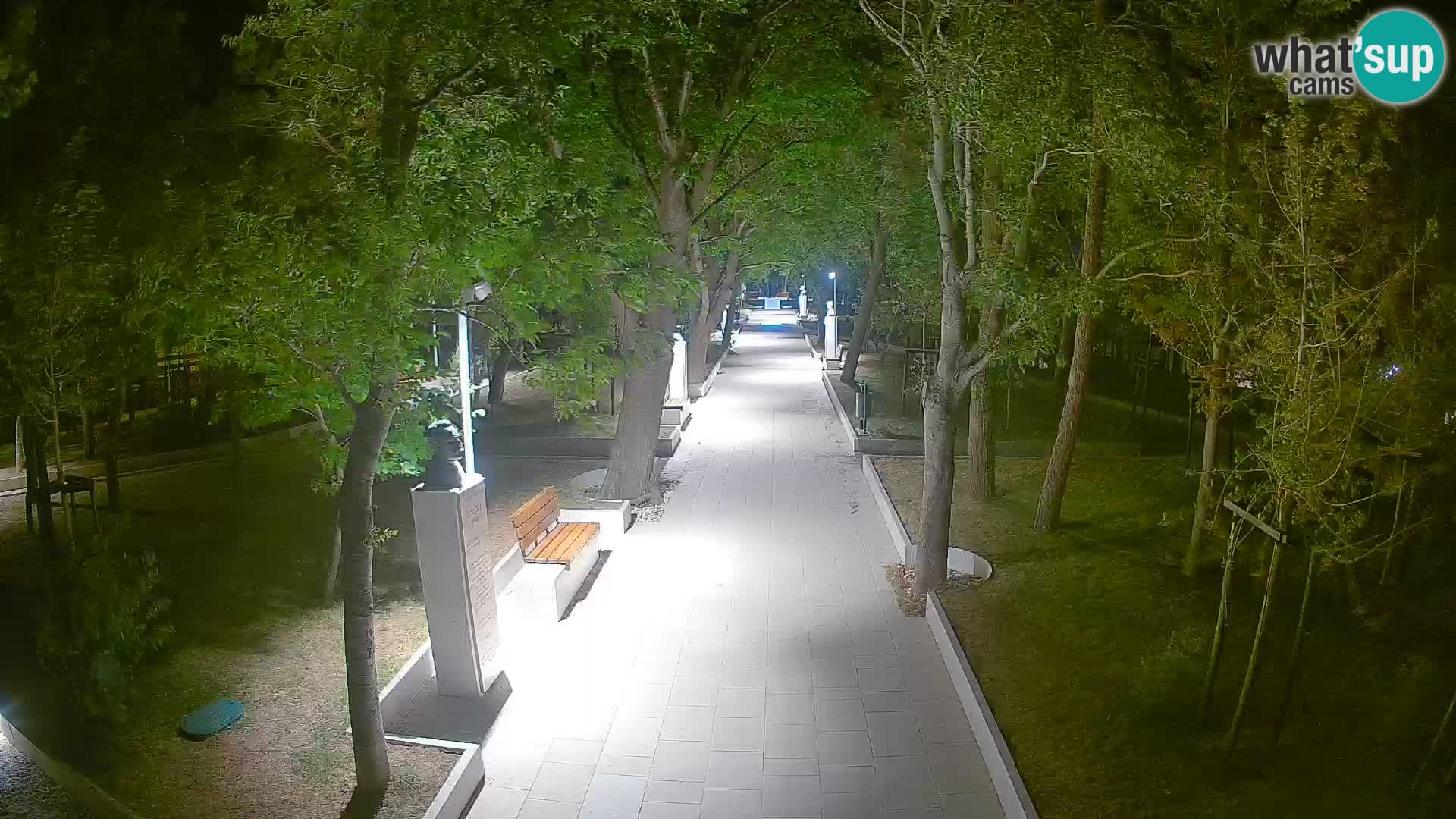 Writers’ Park Webcam Senj – Live by the Sea