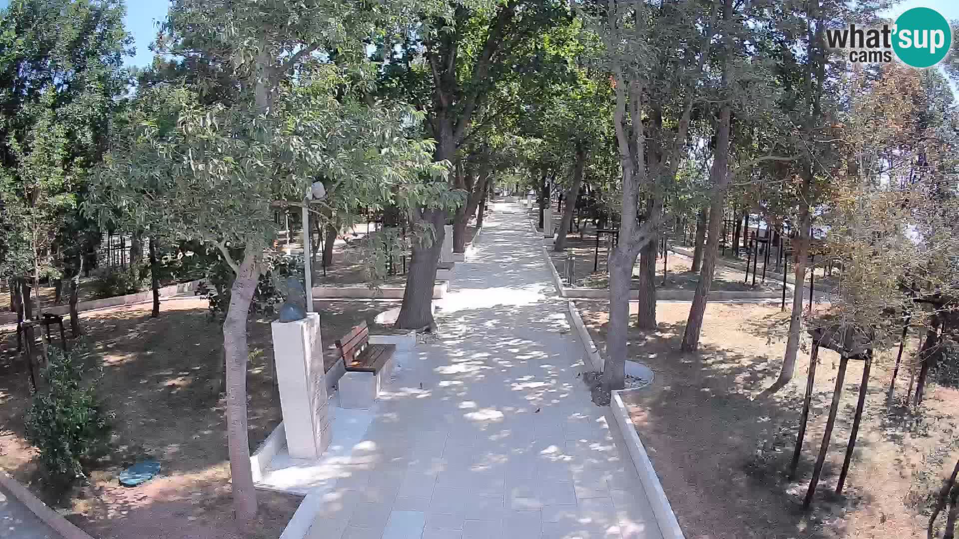 Writers’ Park Webcam Senj – Live by the Sea