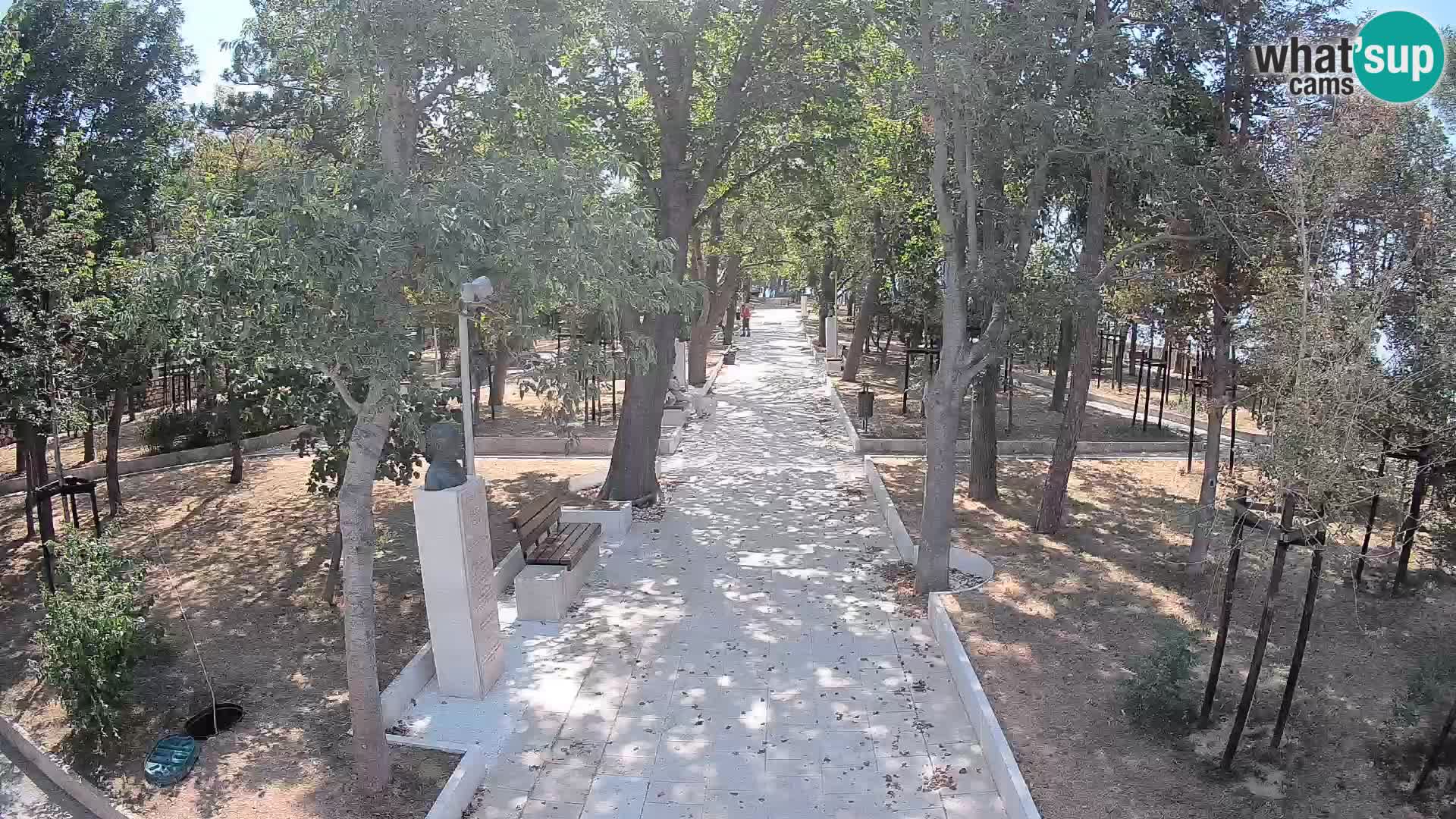 Writers’ Park Webcam Senj – Live by the Sea