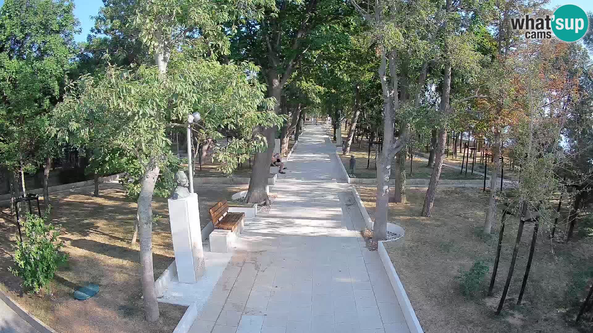 Webcam Schriftstellerpark Senj – Live am Meer