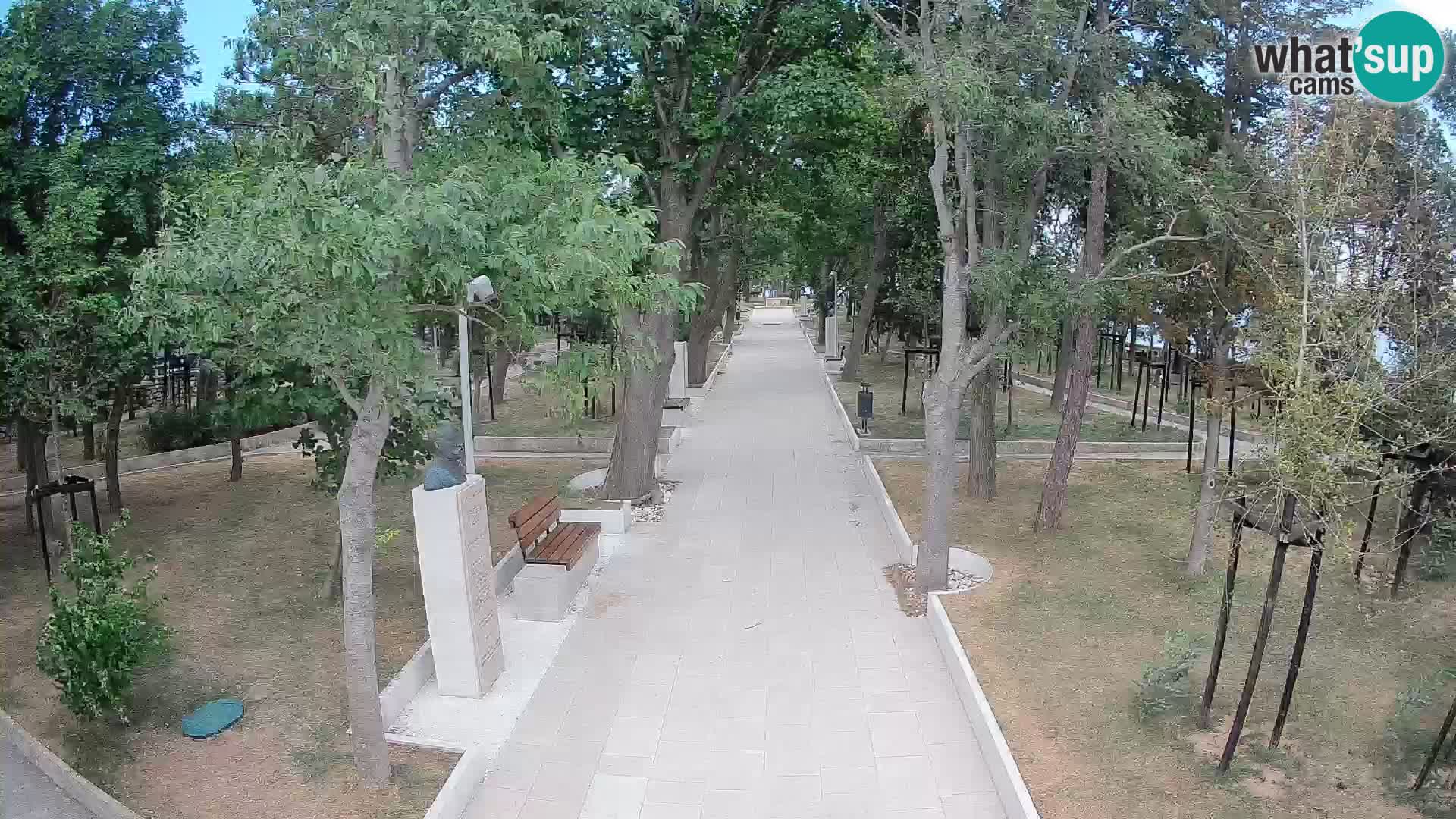Writers’ Park Webcam Senj – Live by the Sea