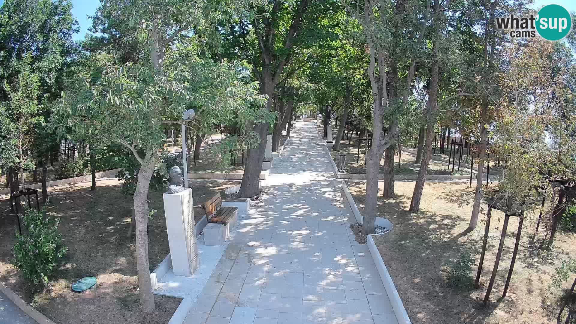 Writers’ Park Webcam Senj – Live by the Sea