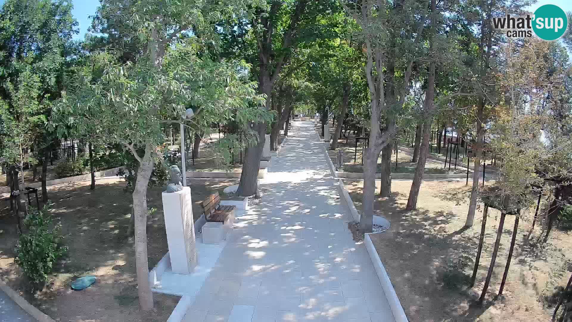 Writers’ Park Webcam Senj – Live by the Sea