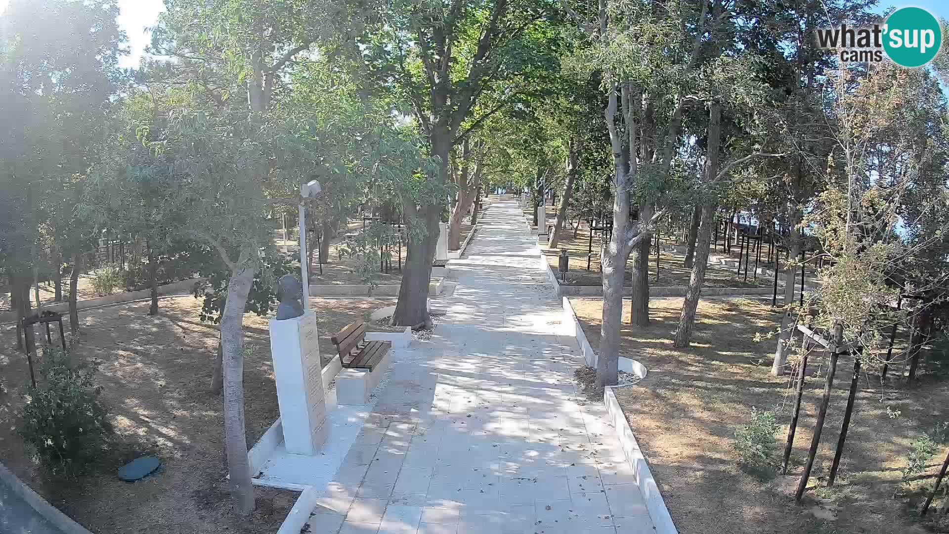 Writers’ Park Webcam Senj – Live by the Sea