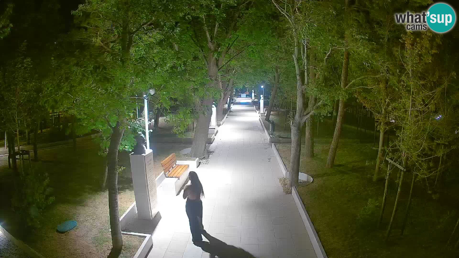Writers’ Park Webcam Senj – Live by the Sea
