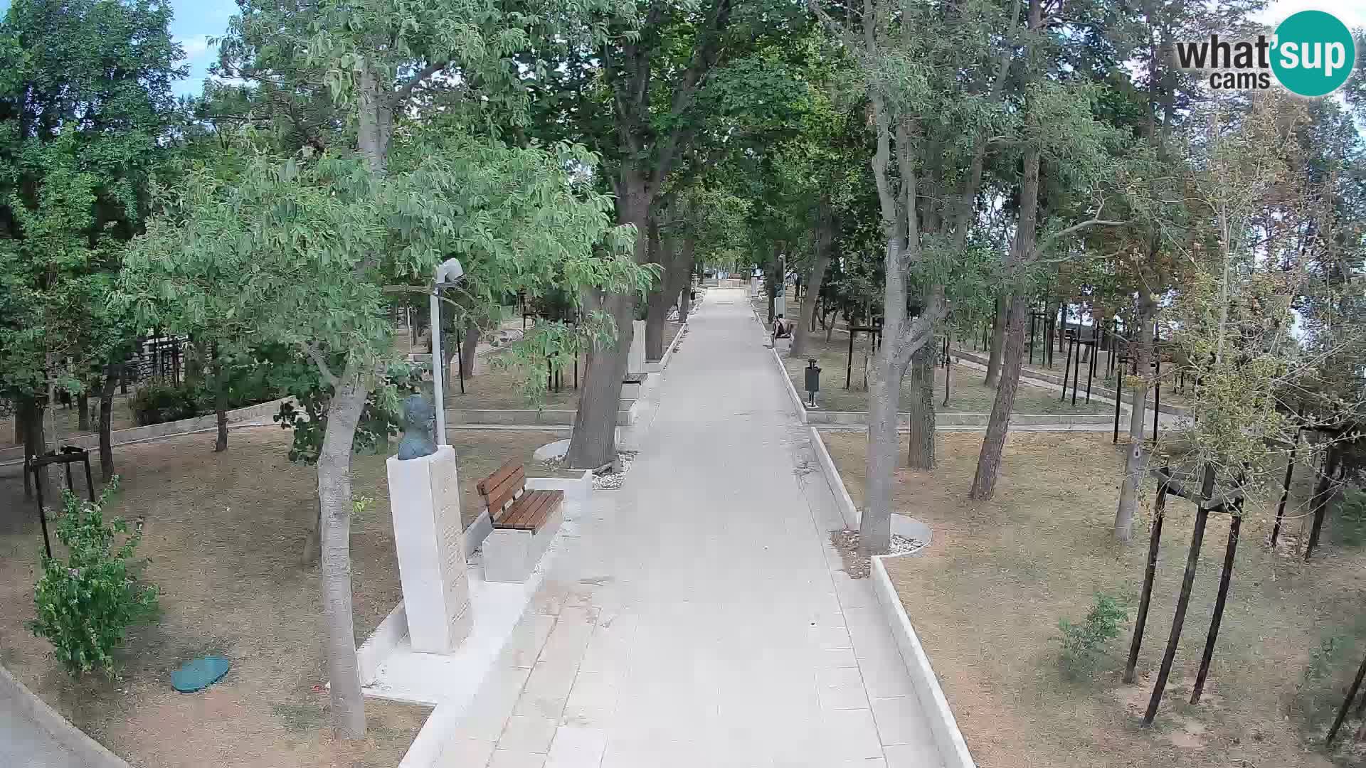 Webcam Schriftstellerpark Senj – Live am Meer