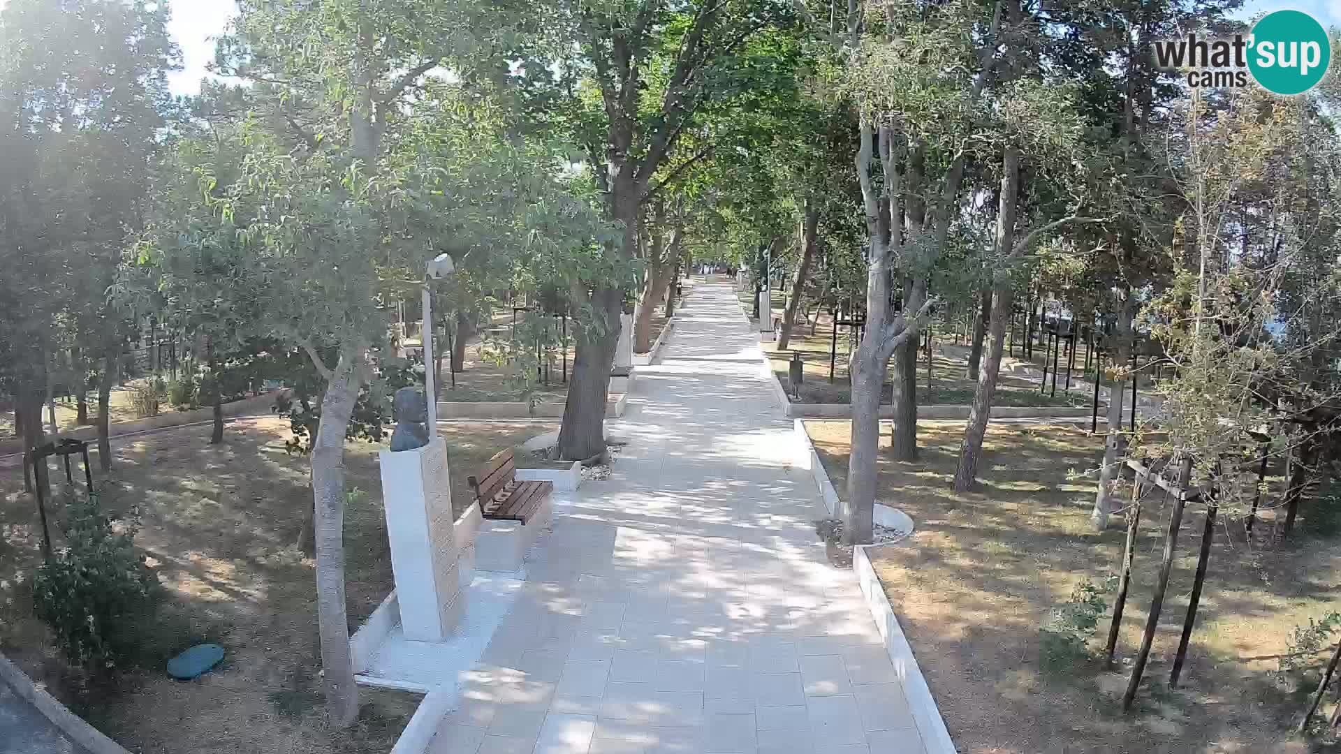 Writers’ Park Webcam Senj – Live by the Sea
