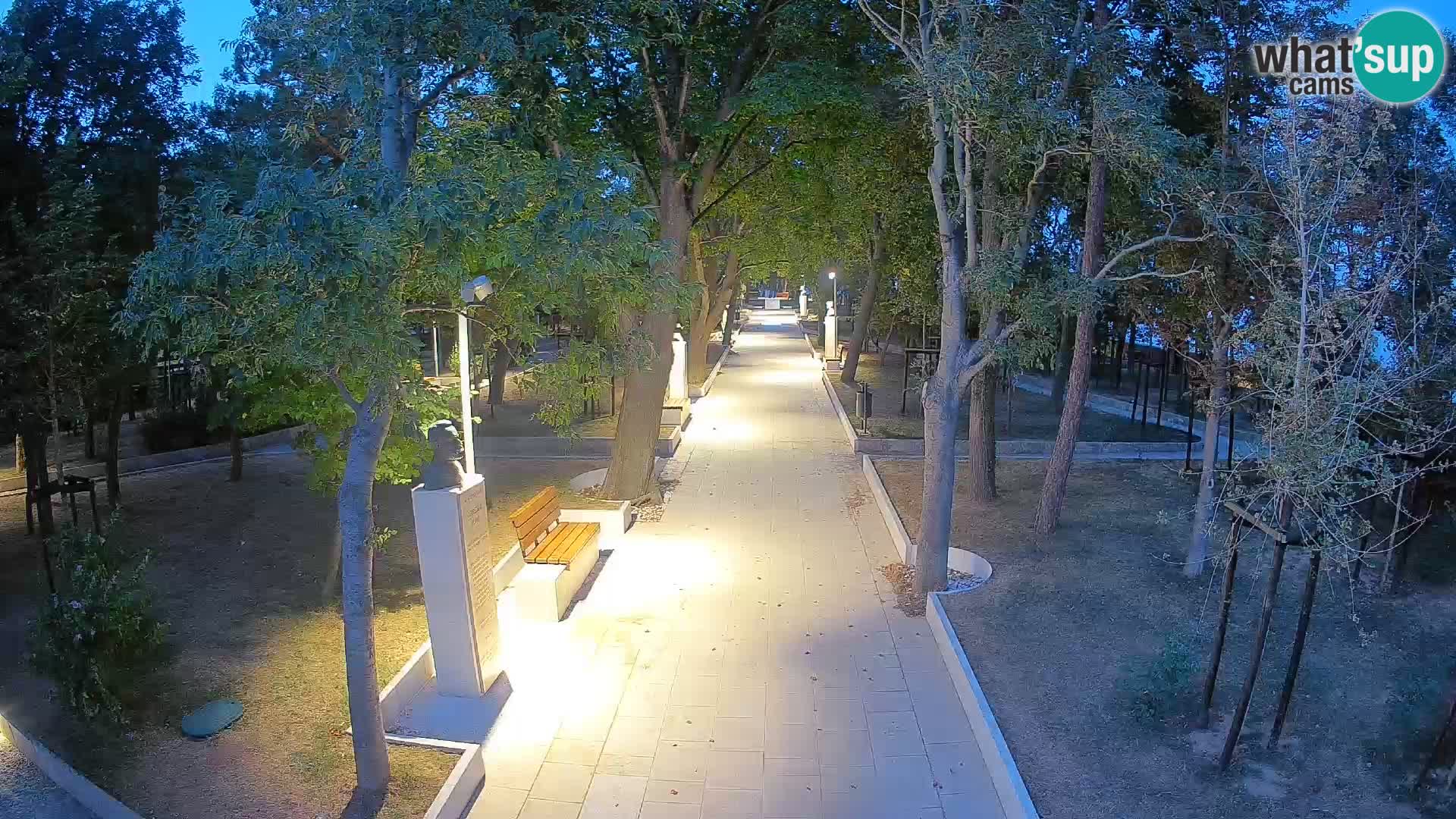 Writers’ Park Webcam Senj – Live by the Sea
