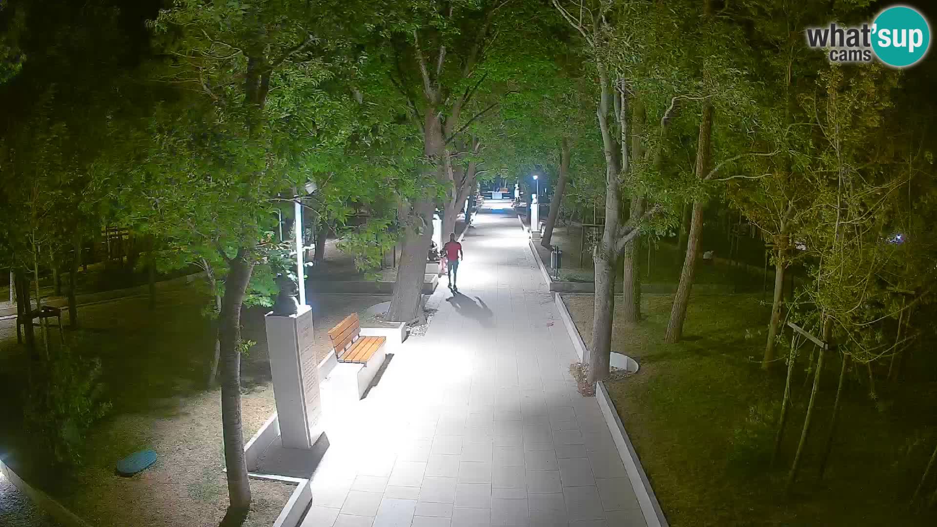 Writers’ Park Webcam Senj – Live by the Sea