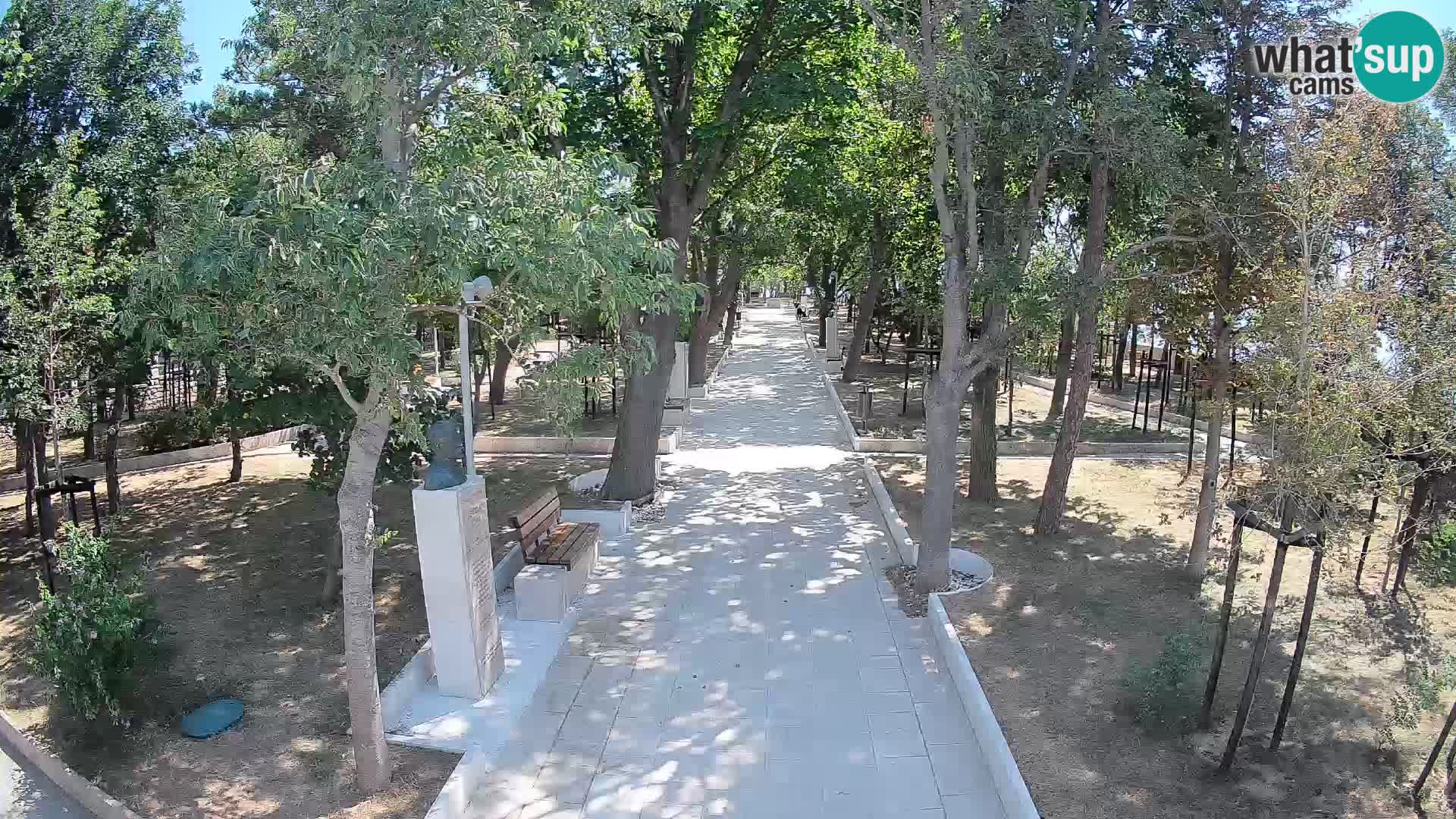 Writers’ Park Webcam Senj – Live by the Sea