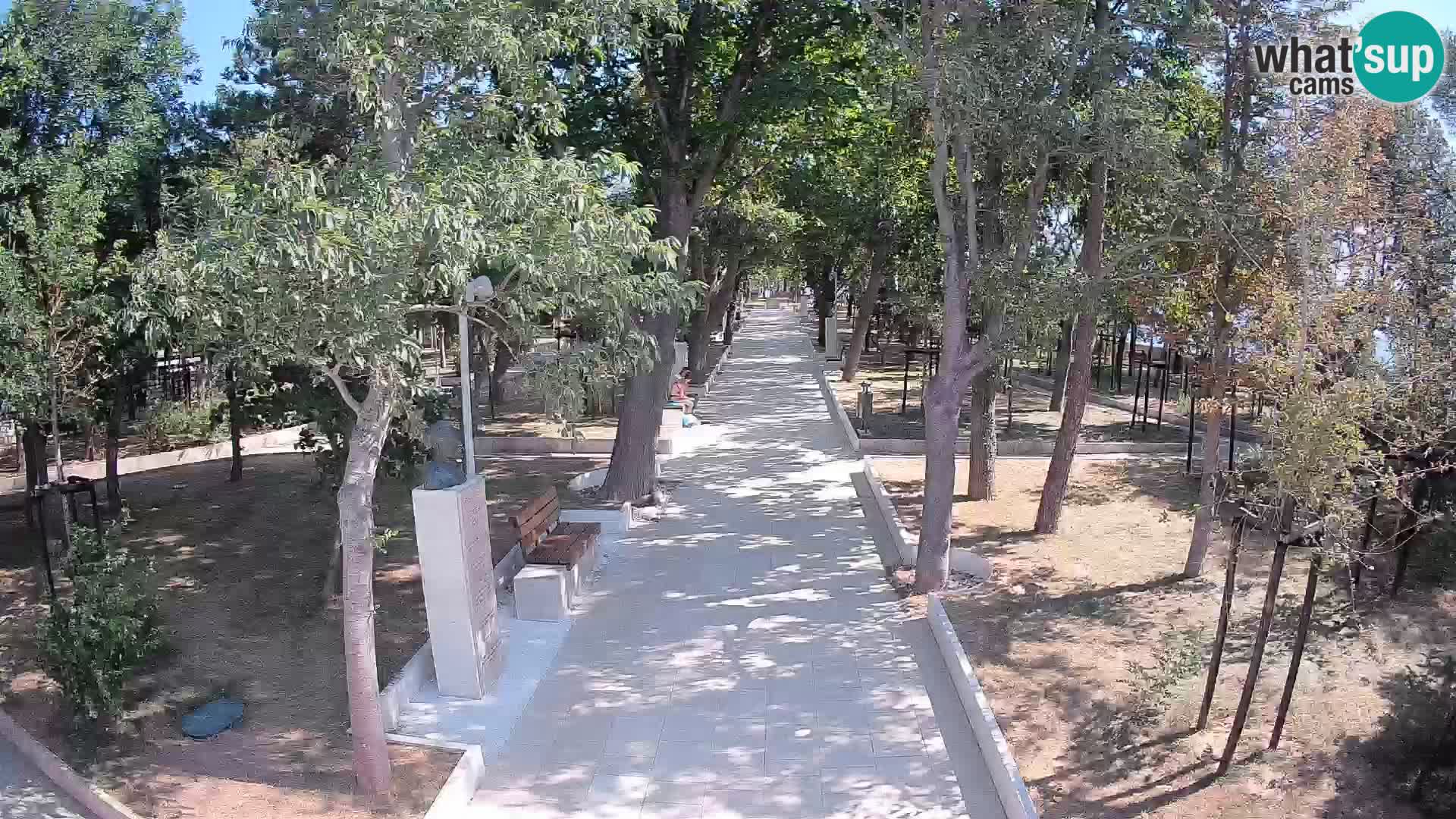Writers’ Park Webcam Senj – Live by the Sea