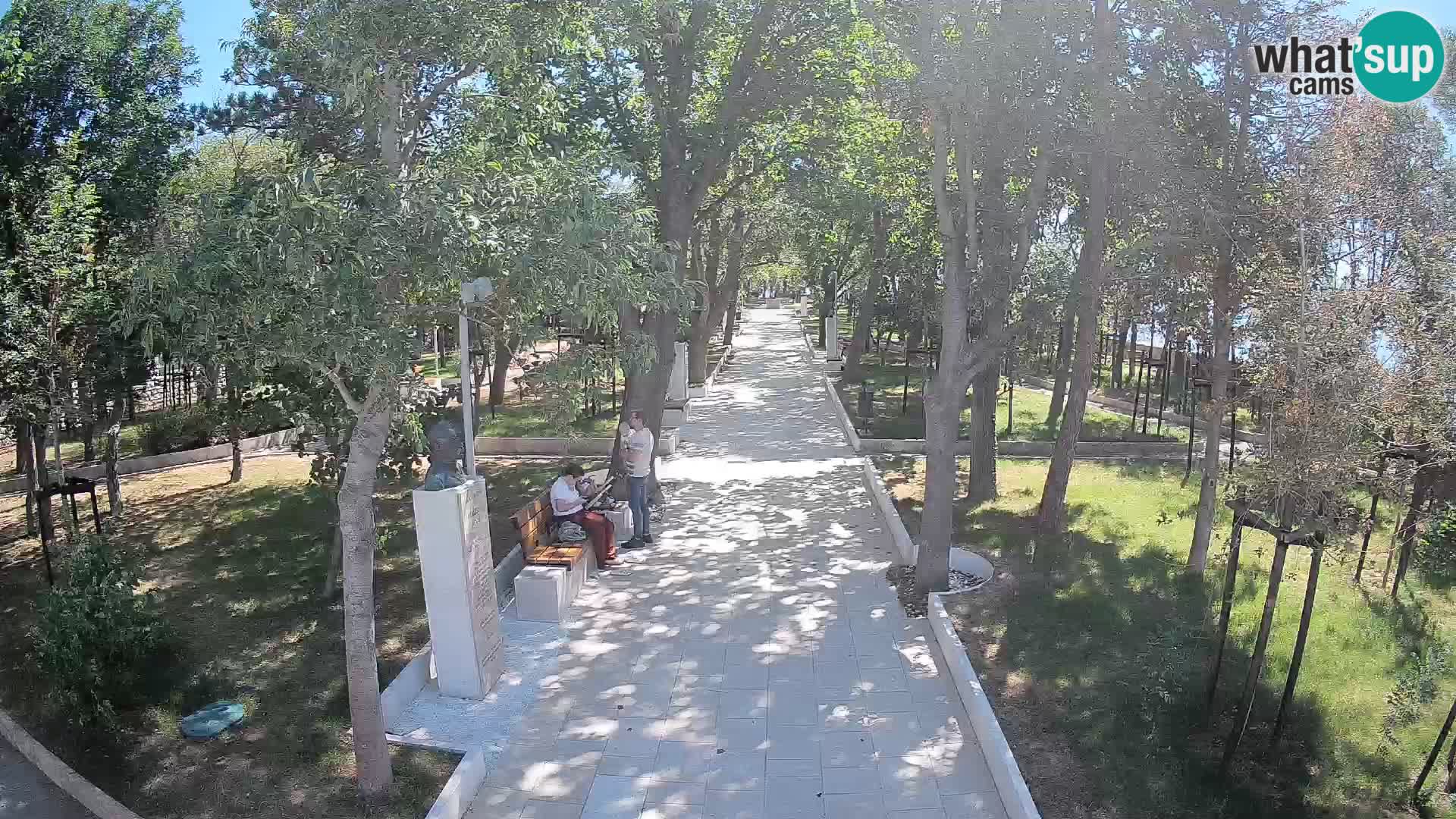 Writers’ Park Webcam Senj – Live by the Sea