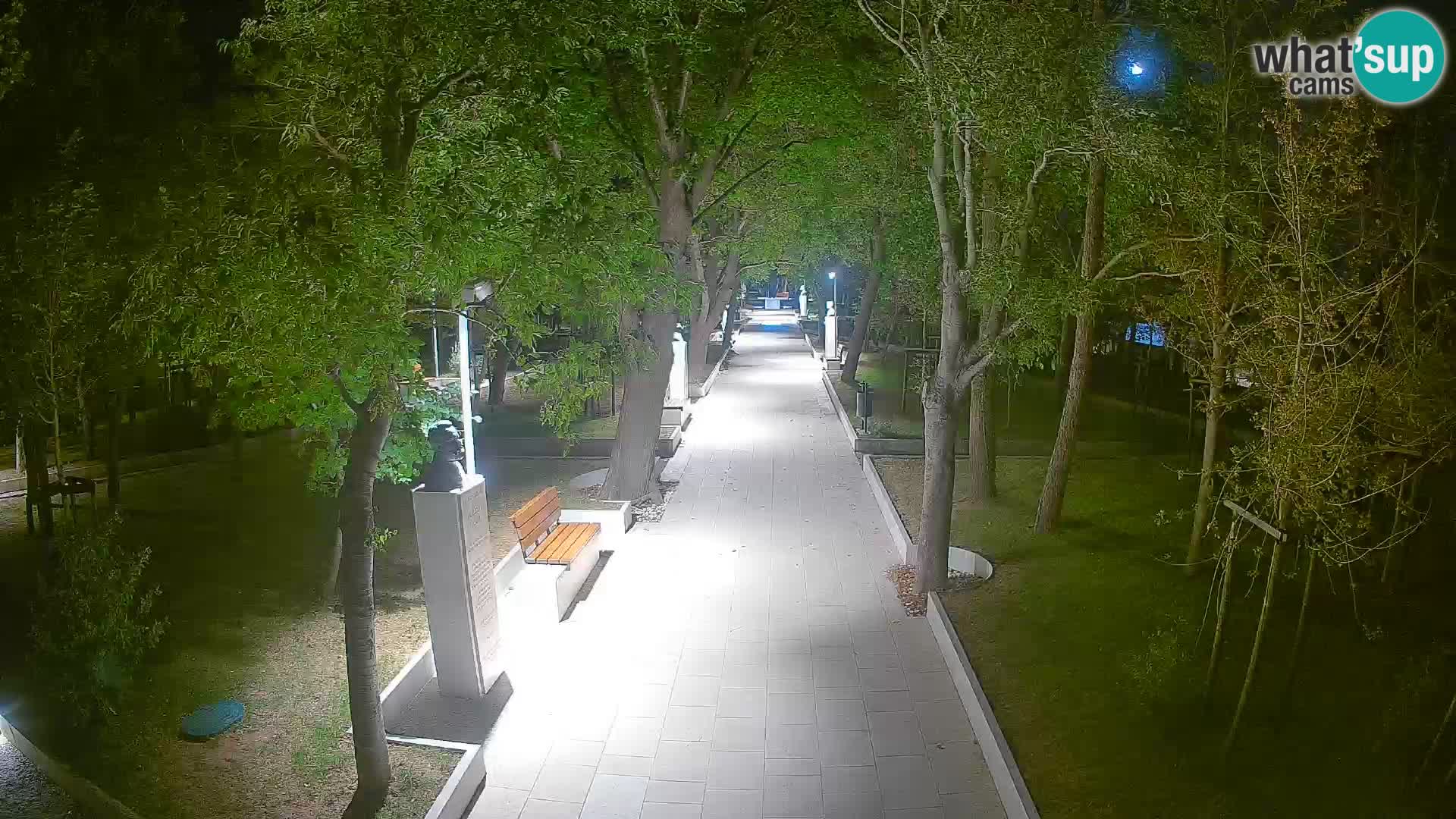 Writers’ Park Webcam Senj – Live by the Sea