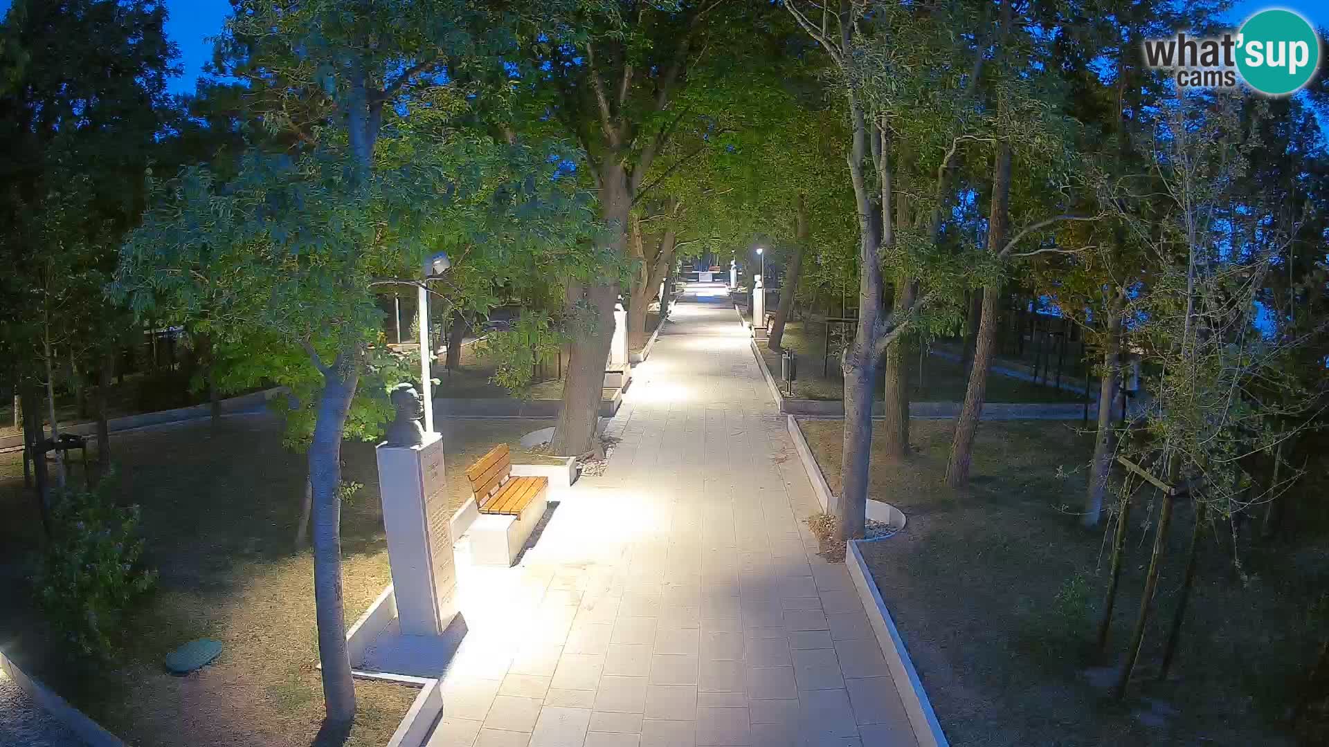 Writers’ Park Webcam Senj – Live by the Sea