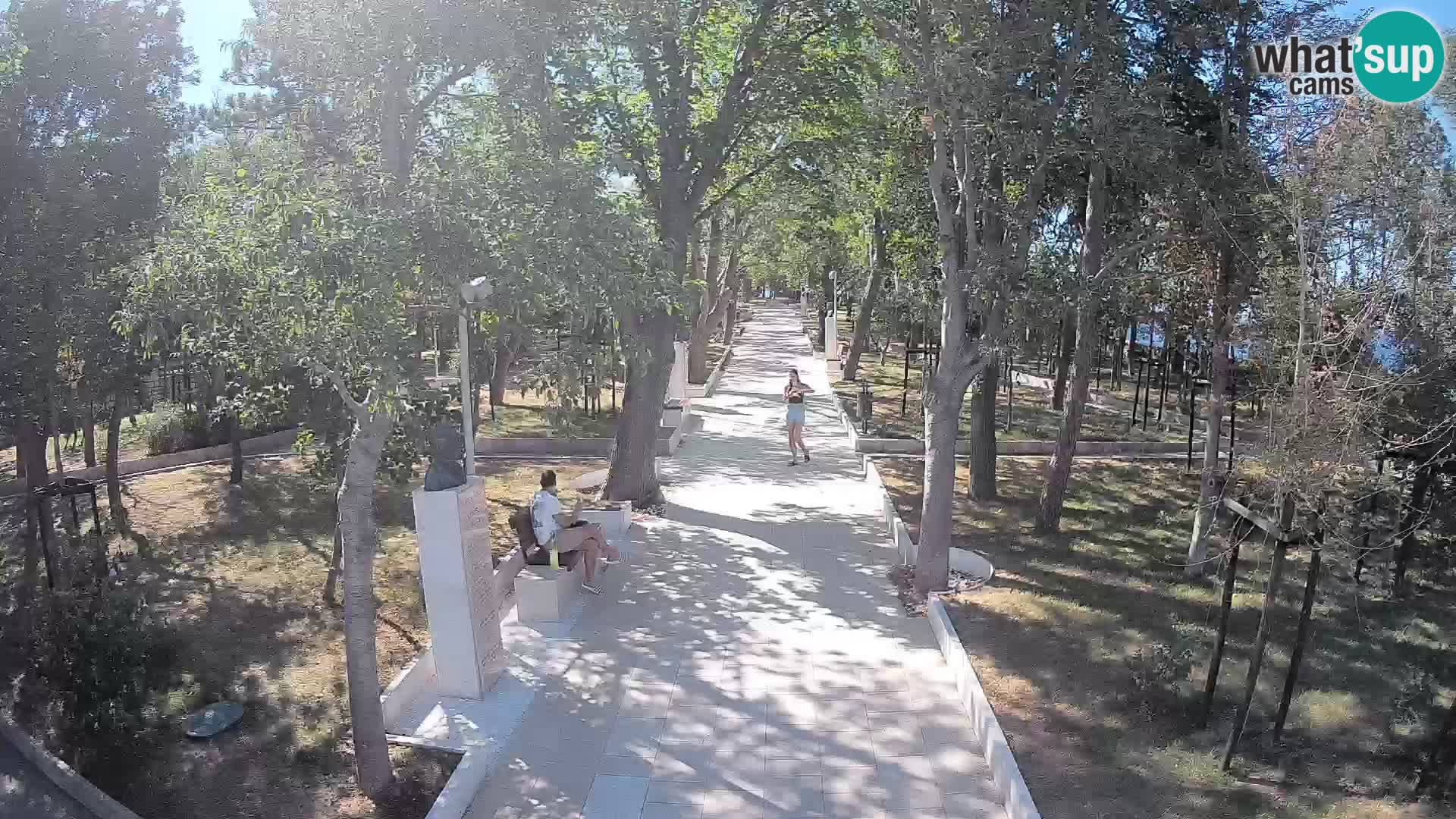 Writers’ Park Webcam Senj – Live by the Sea