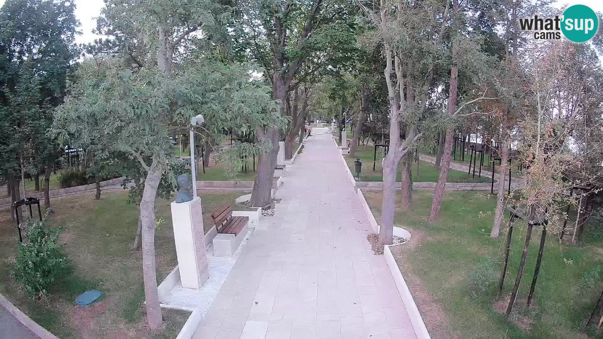 Writers’ Park Webcam Senj – Live by the Sea