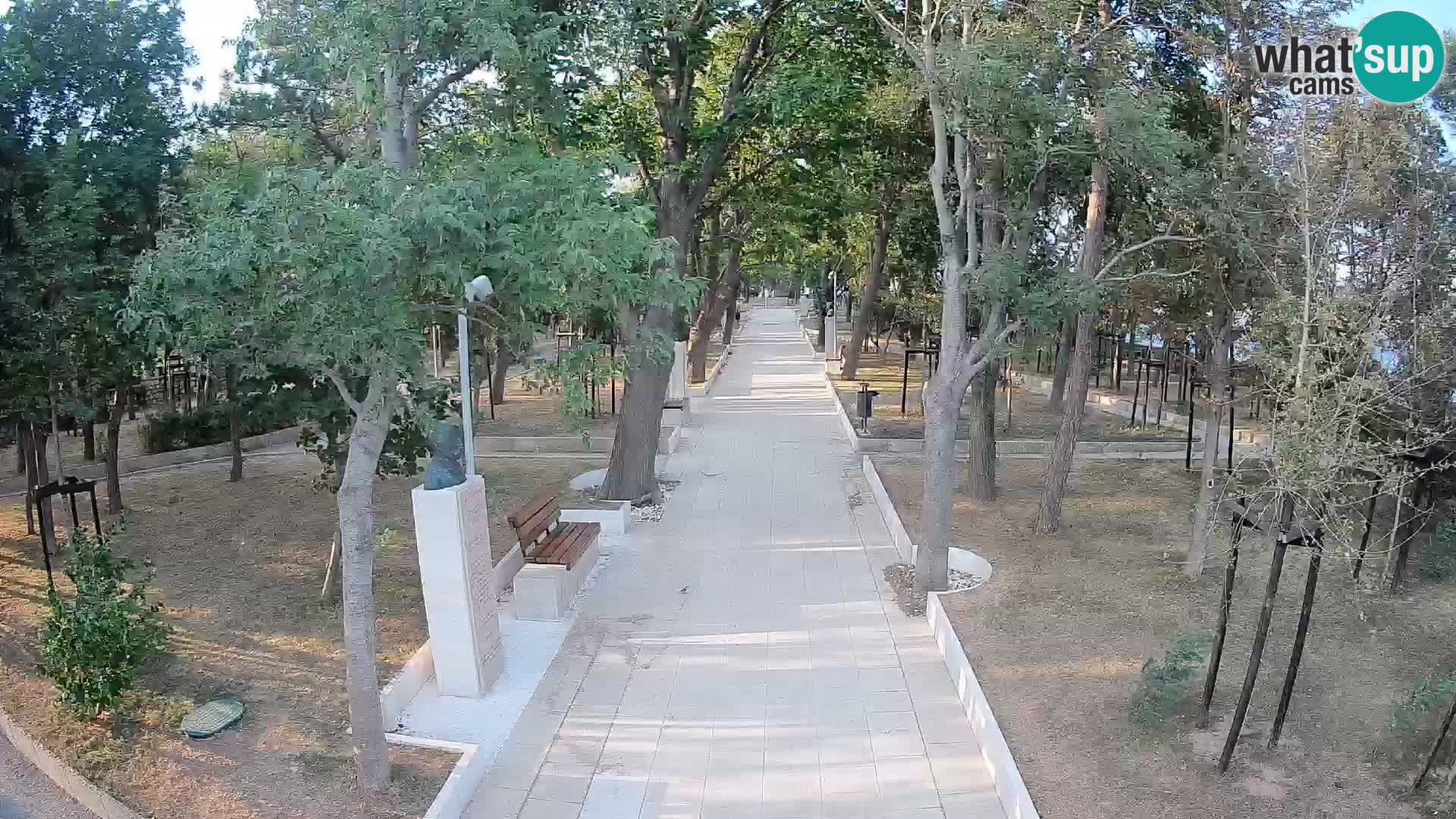 Writers’ Park Webcam Senj – Live by the Sea