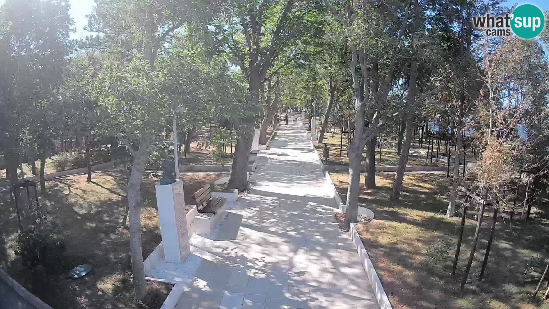 Writers’ Park Webcam Senj – Live by the Sea