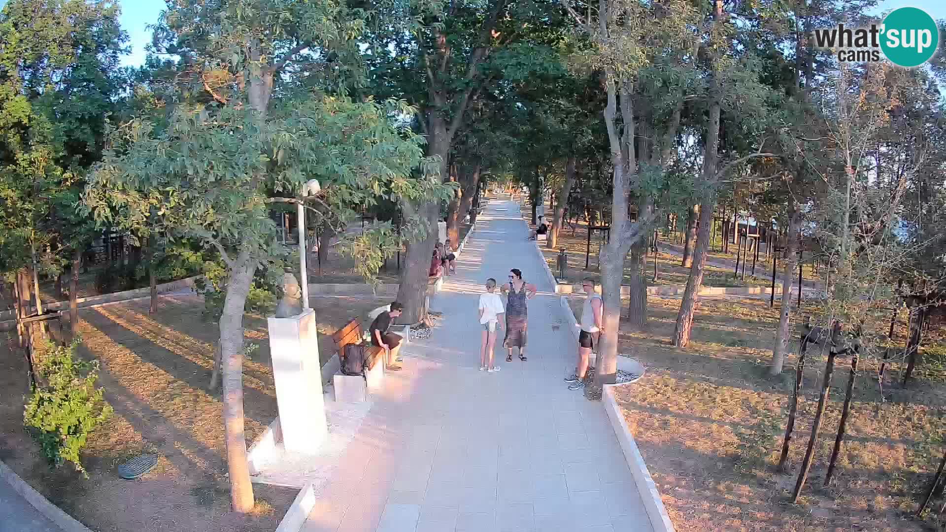 Writers’ Park Webcam Senj – Live by the Sea