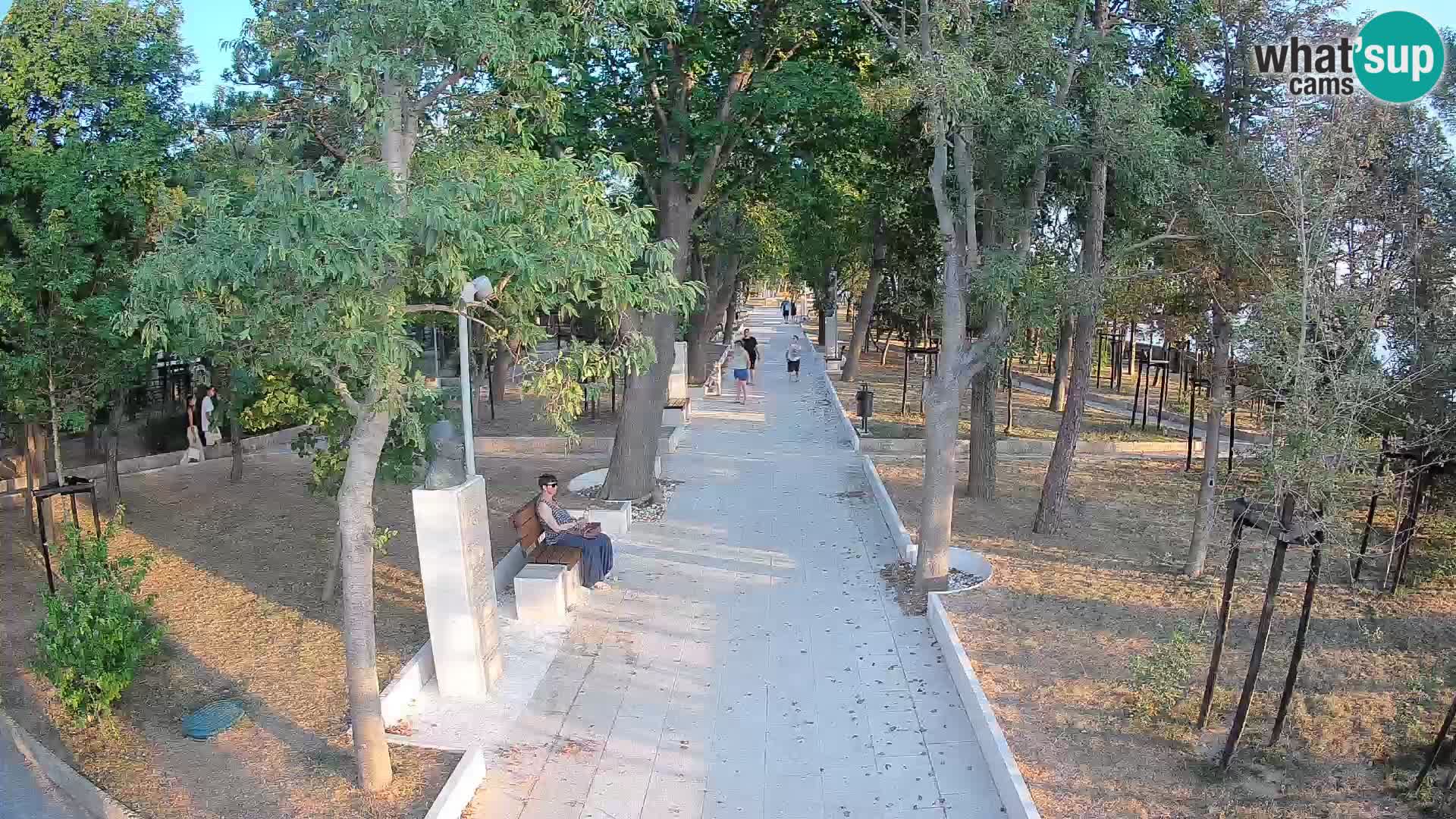 Webcam Schriftstellerpark Senj – Live am Meer