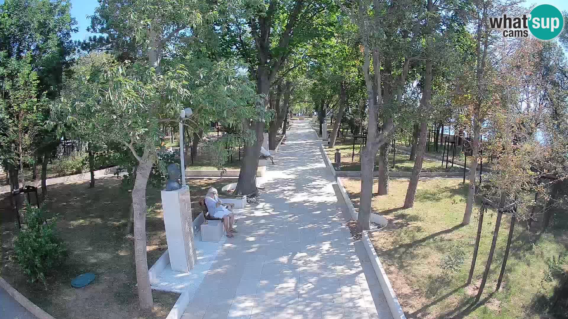 Writers’ Park Webcam Senj – Live by the Sea