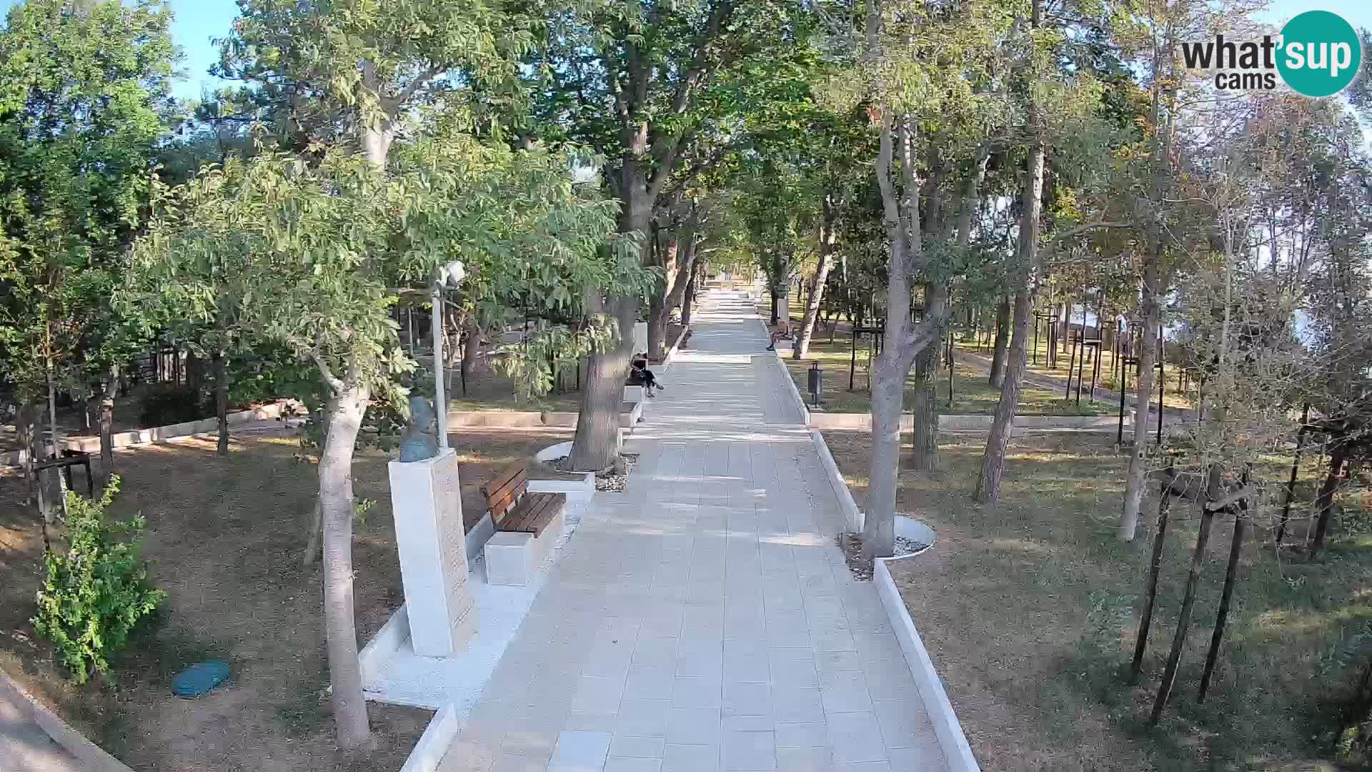 Writers’ Park Webcam Senj – Live by the Sea