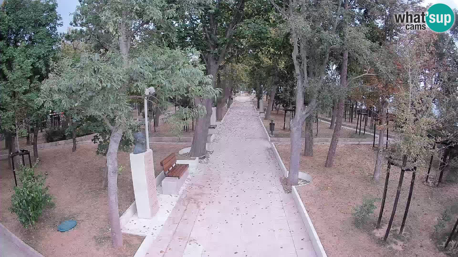Writers’ Park Webcam Senj – Live by the Sea