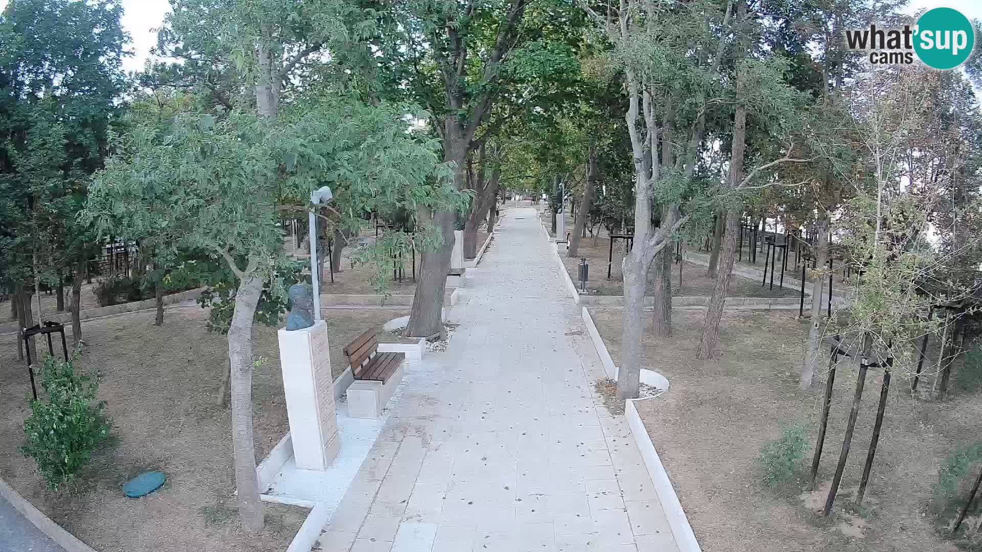 Writers’ Park Webcam Senj – Live by the Sea