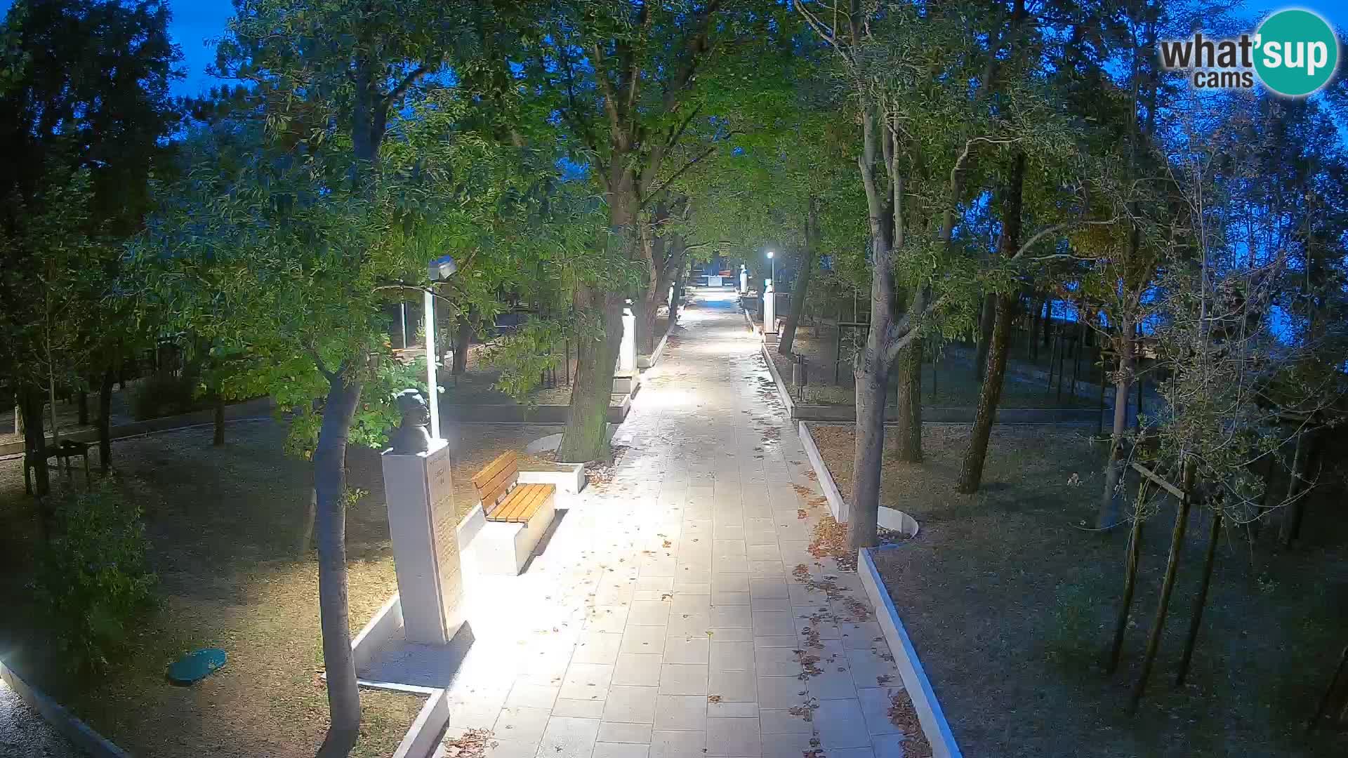 Webcam Schriftstellerpark Senj – Live am Meer