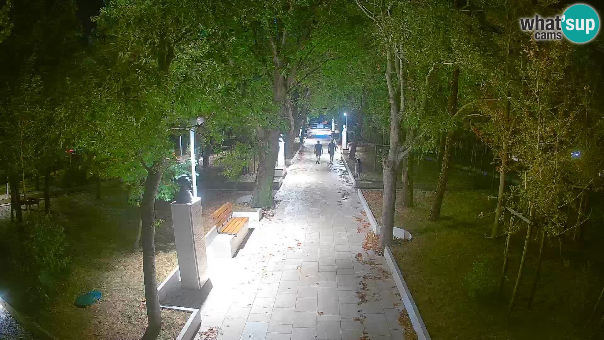 Webcam Schriftstellerpark Senj – Live am Meer