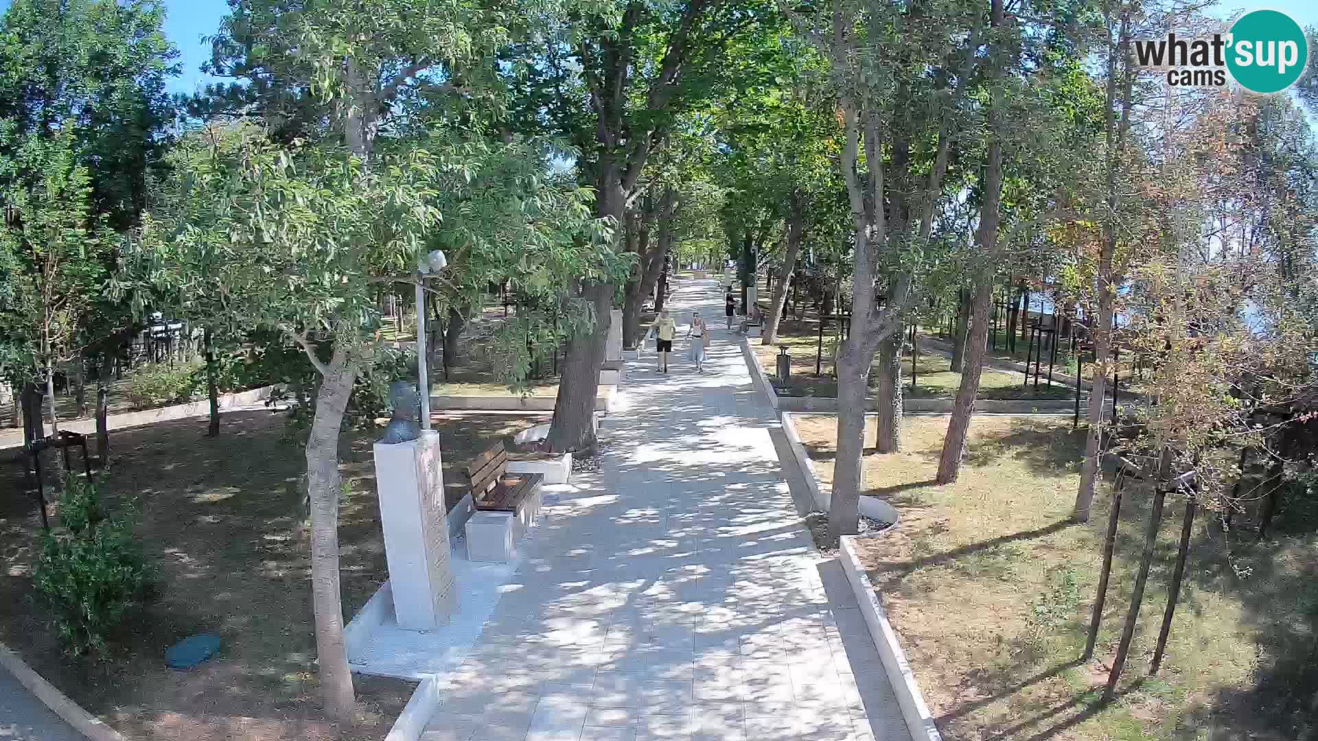 Writers’ Park Webcam Senj – Live by the Sea