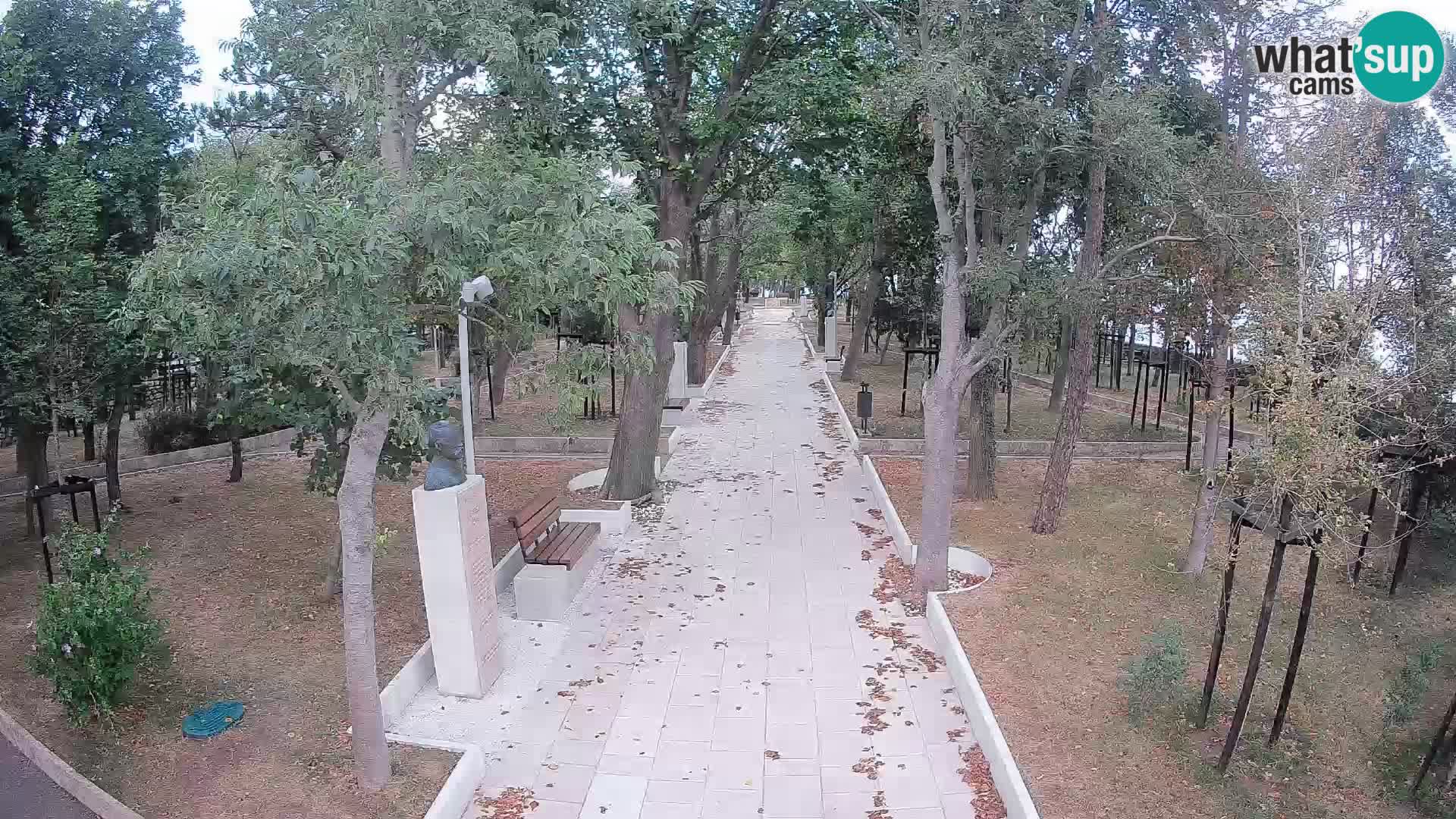 Writers’ Park Webcam Senj – Live by the Sea