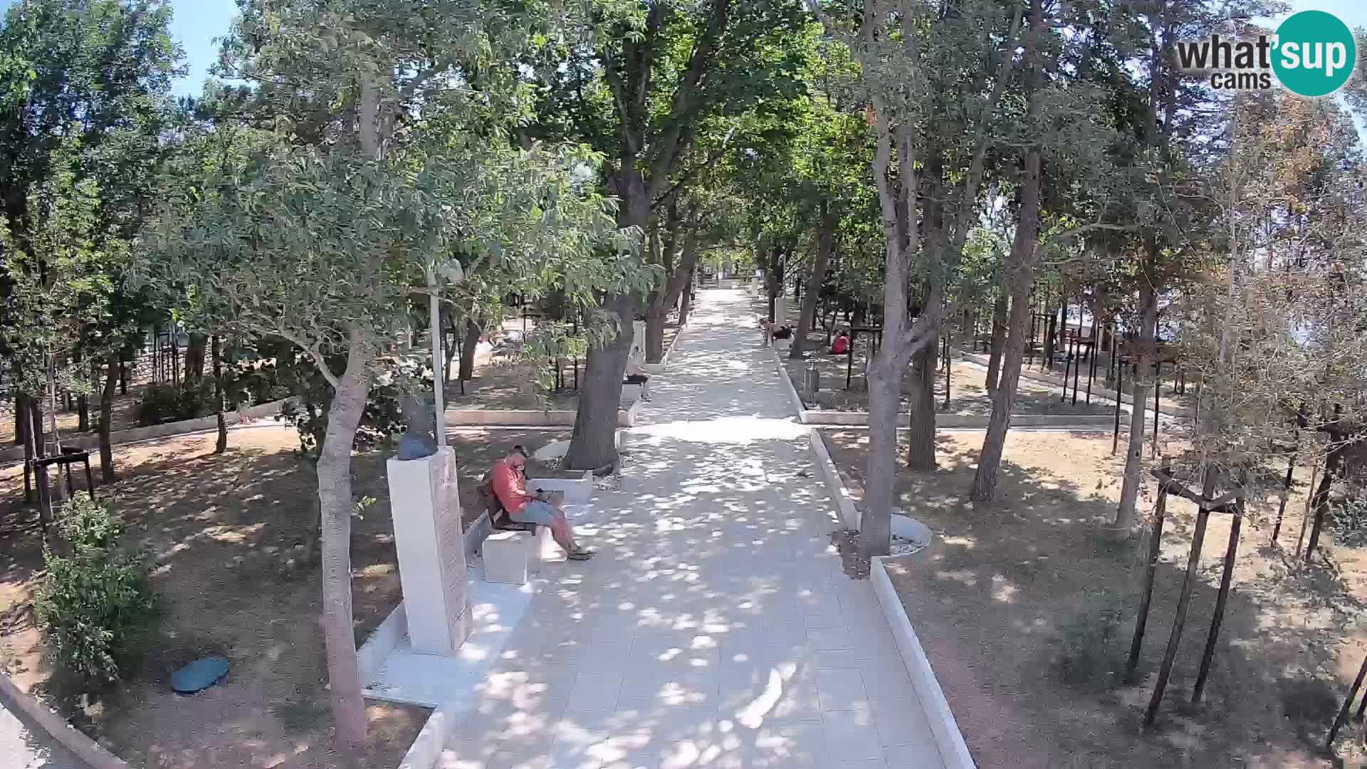 Writers’ Park Webcam Senj – Live by the Sea