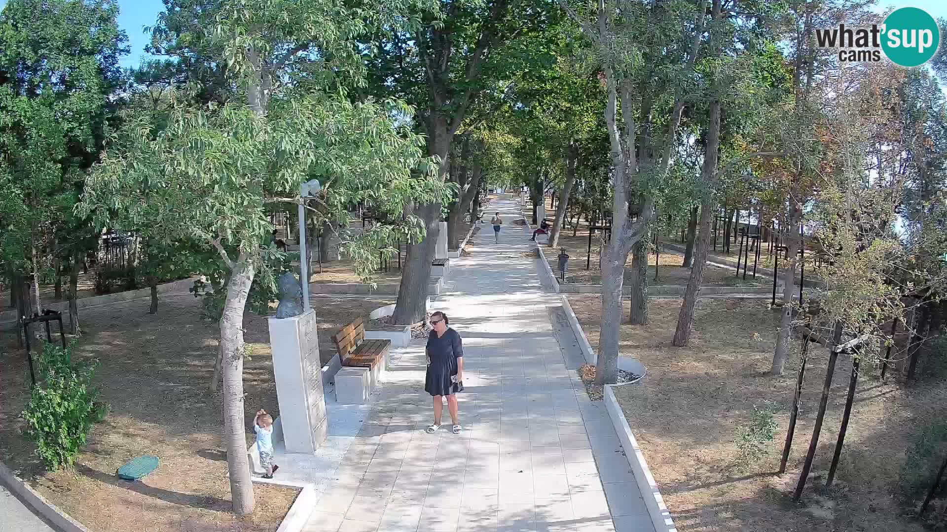 Writers’ Park Webcam Senj – Live by the Sea