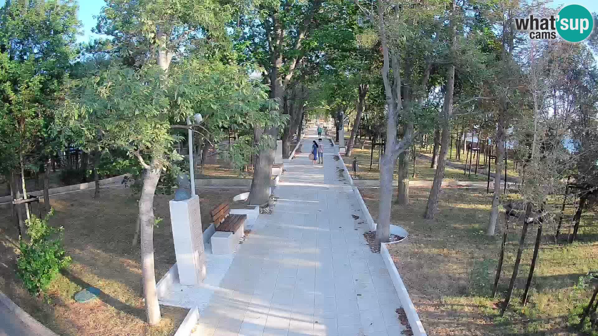 Writers’ Park Webcam Senj – Live by the Sea