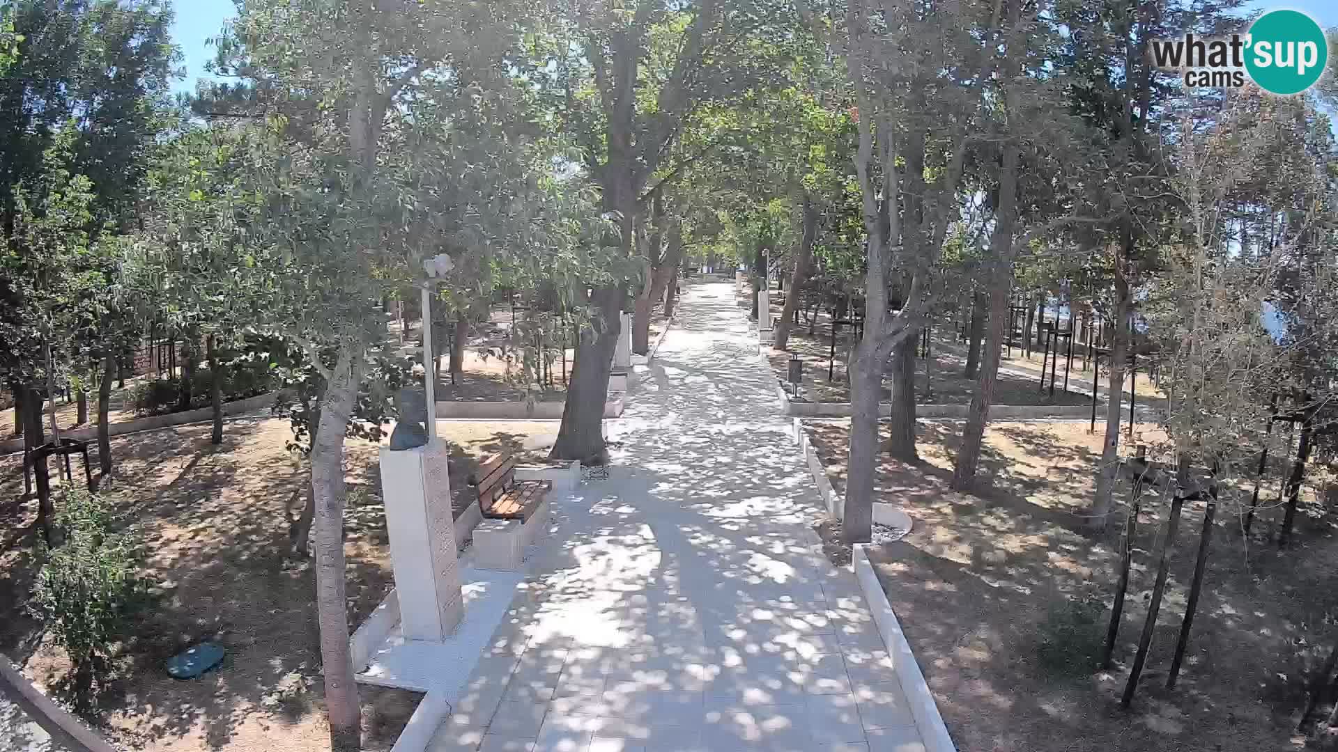 Writers’ Park Webcam Senj – Live by the Sea