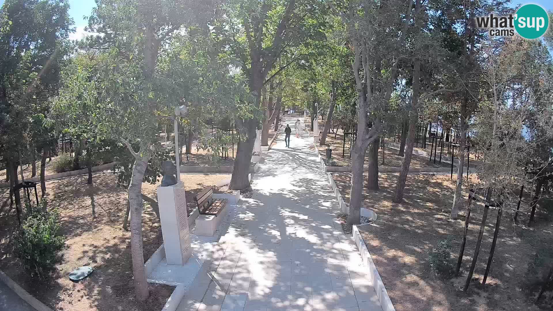 Writers’ Park Webcam Senj – Live by the Sea