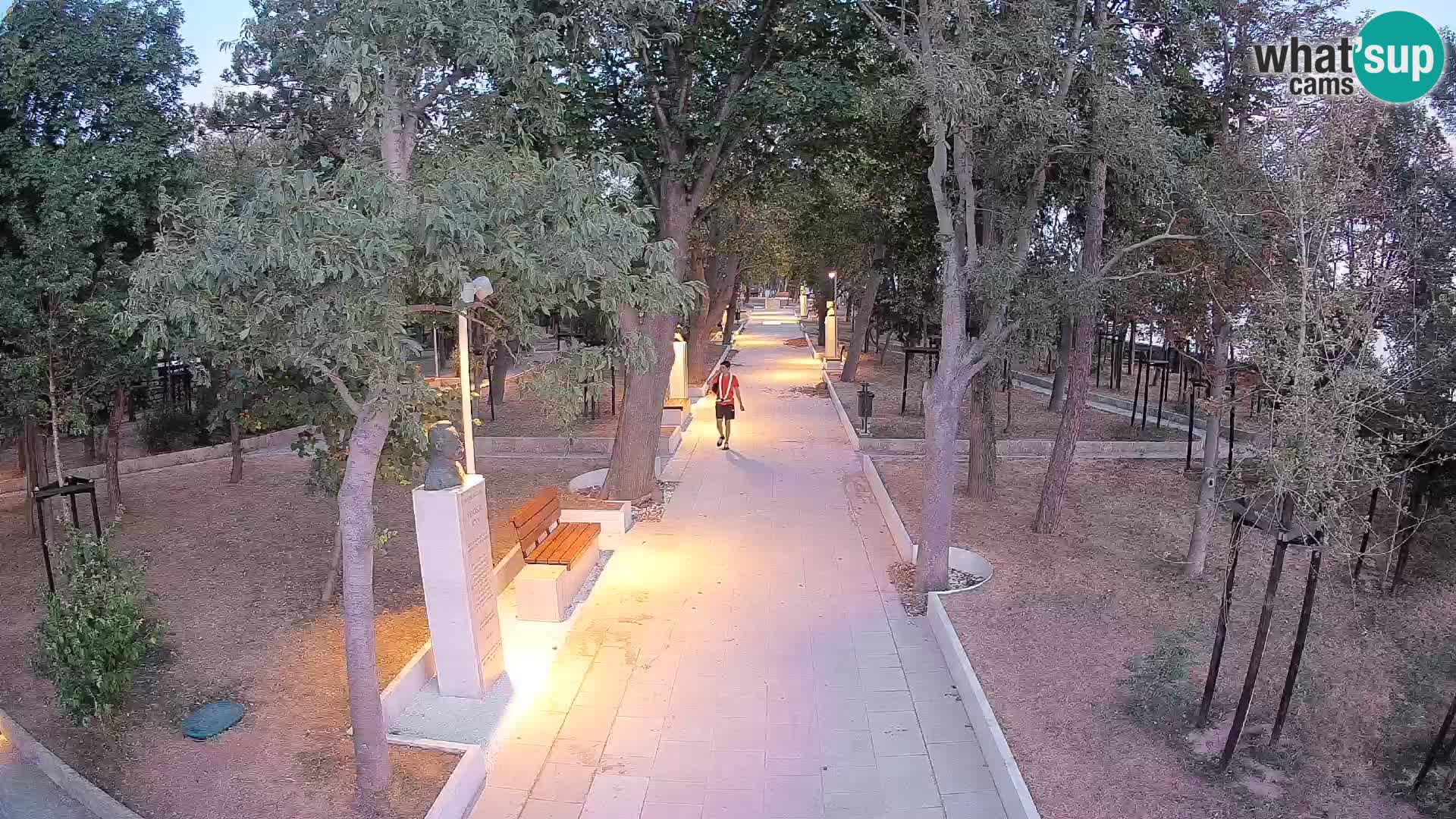 Writers’ Park Webcam Senj – Live by the Sea