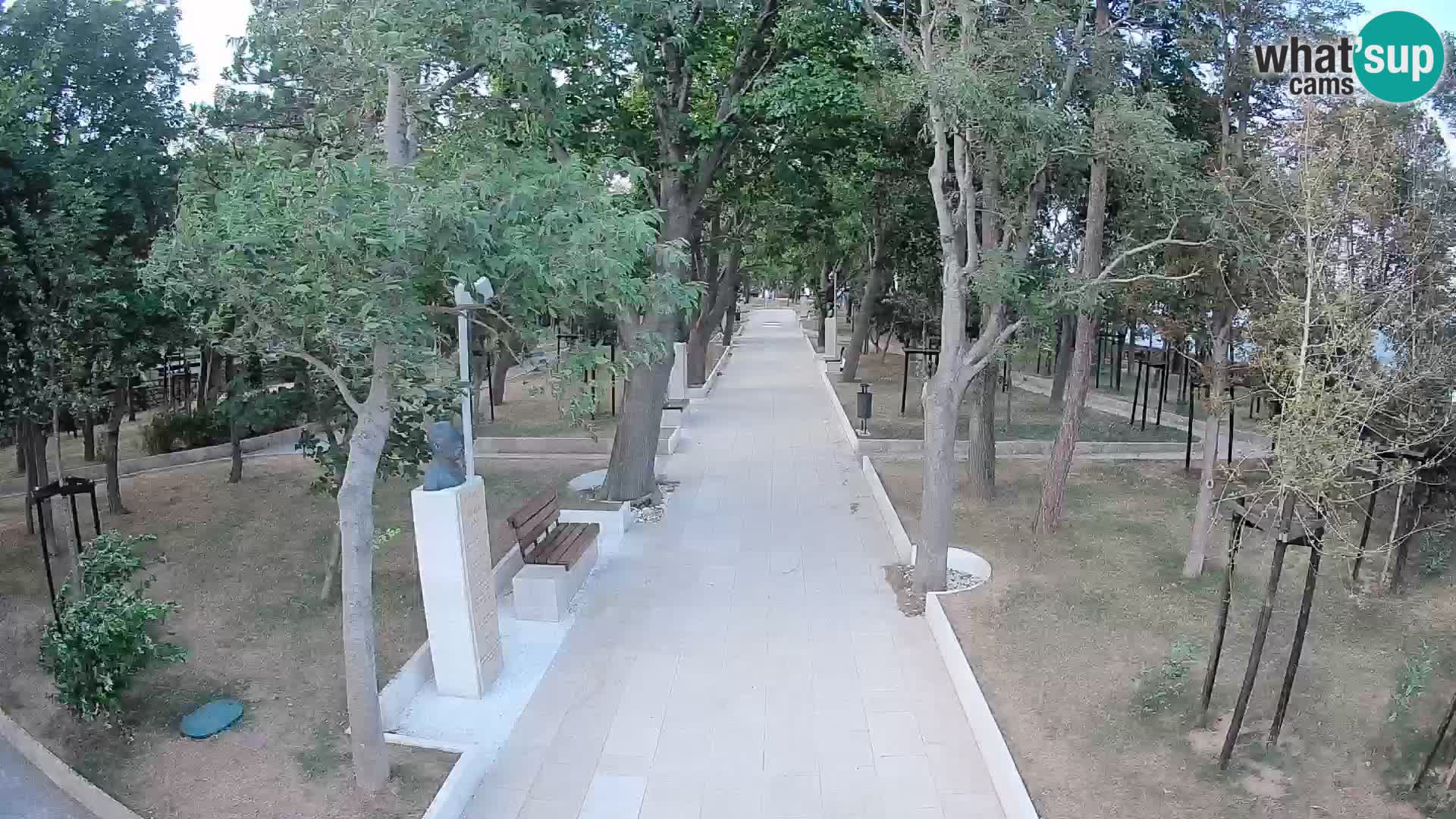 Writers’ Park Webcam Senj – Live by the Sea