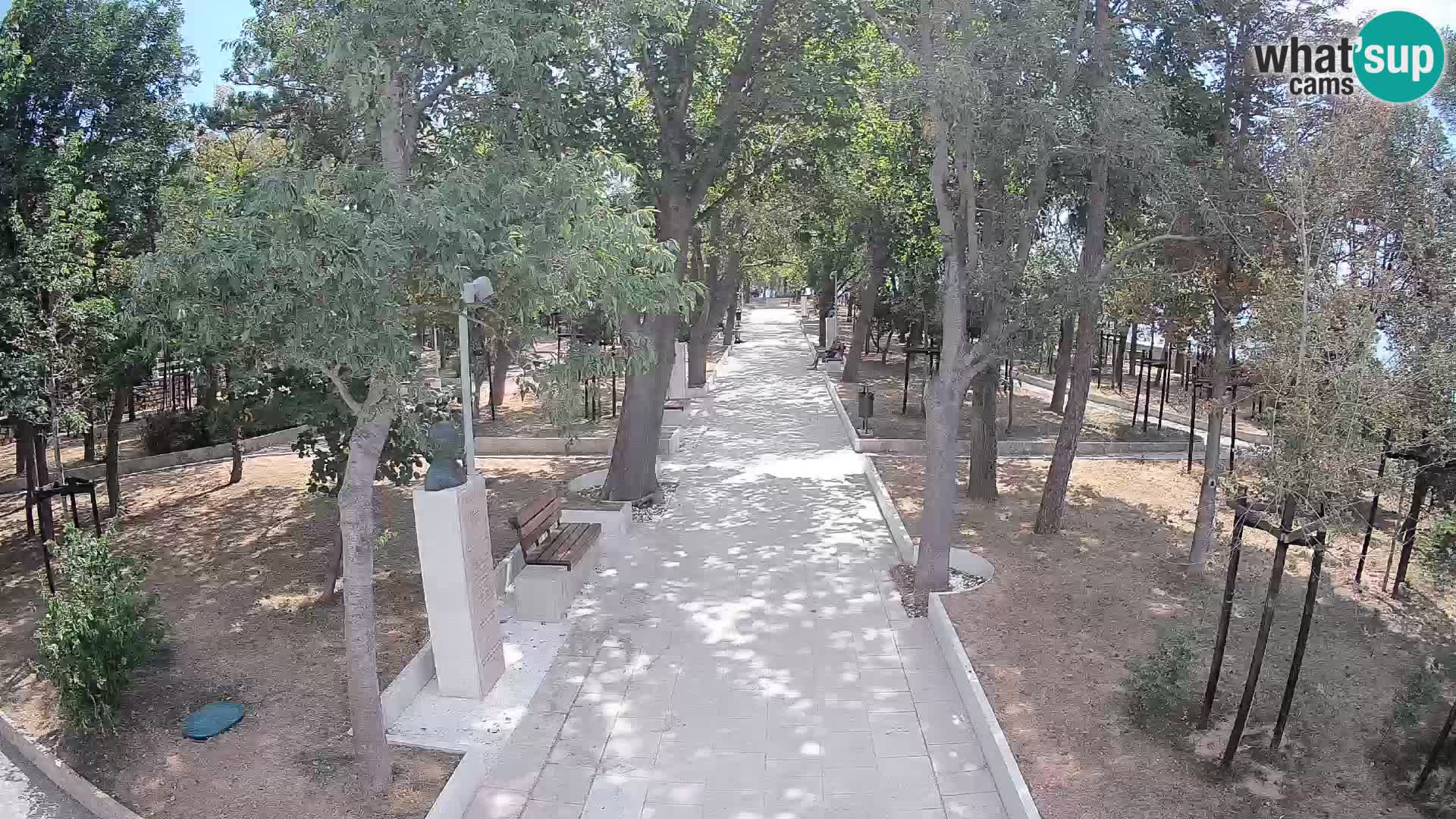 Webcam Schriftstellerpark Senj – Live am Meer